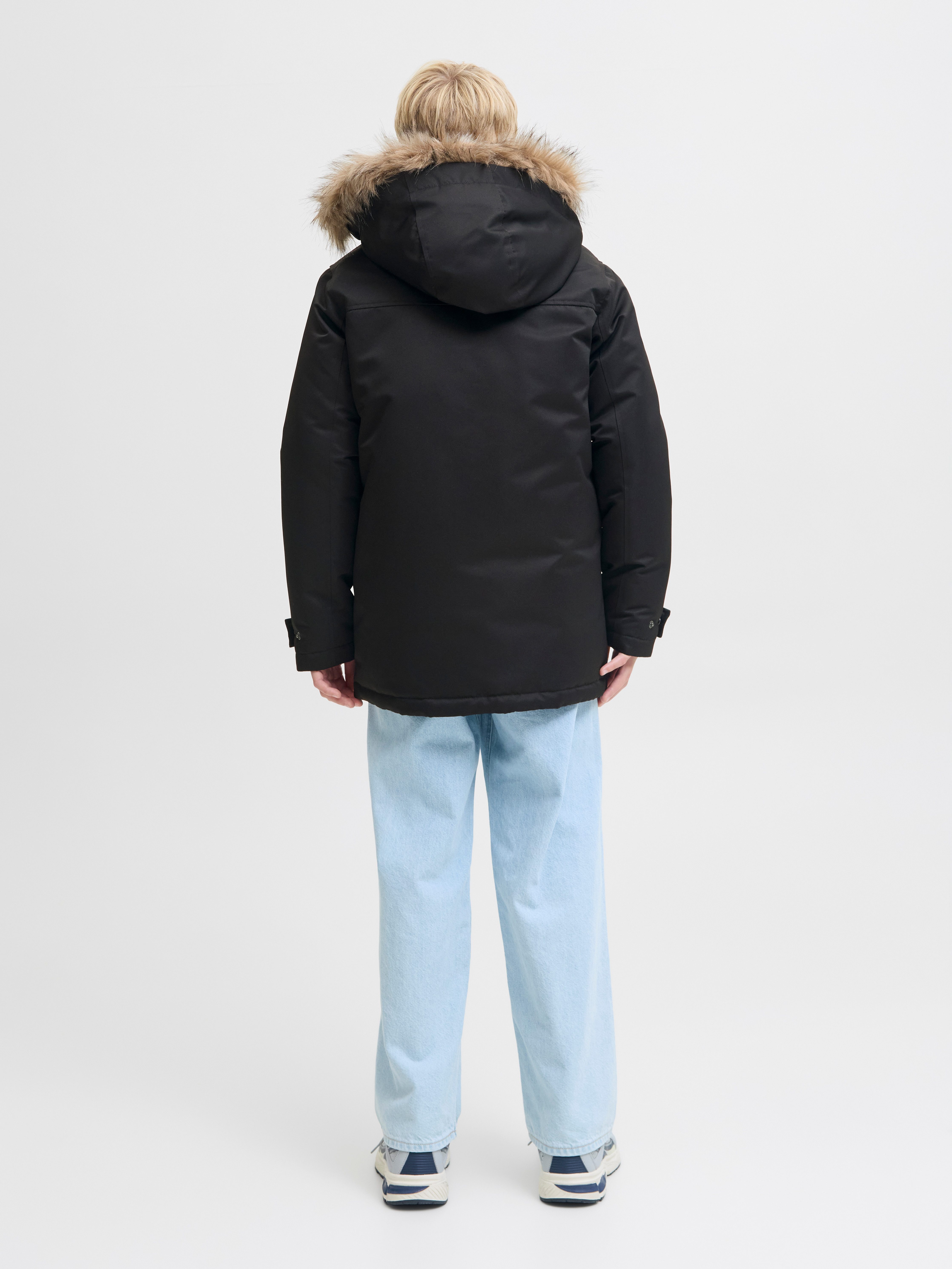 Jack & Jones Junior Parka JJCHARLIE DETACHABLE FAUX FUR PARK JNR