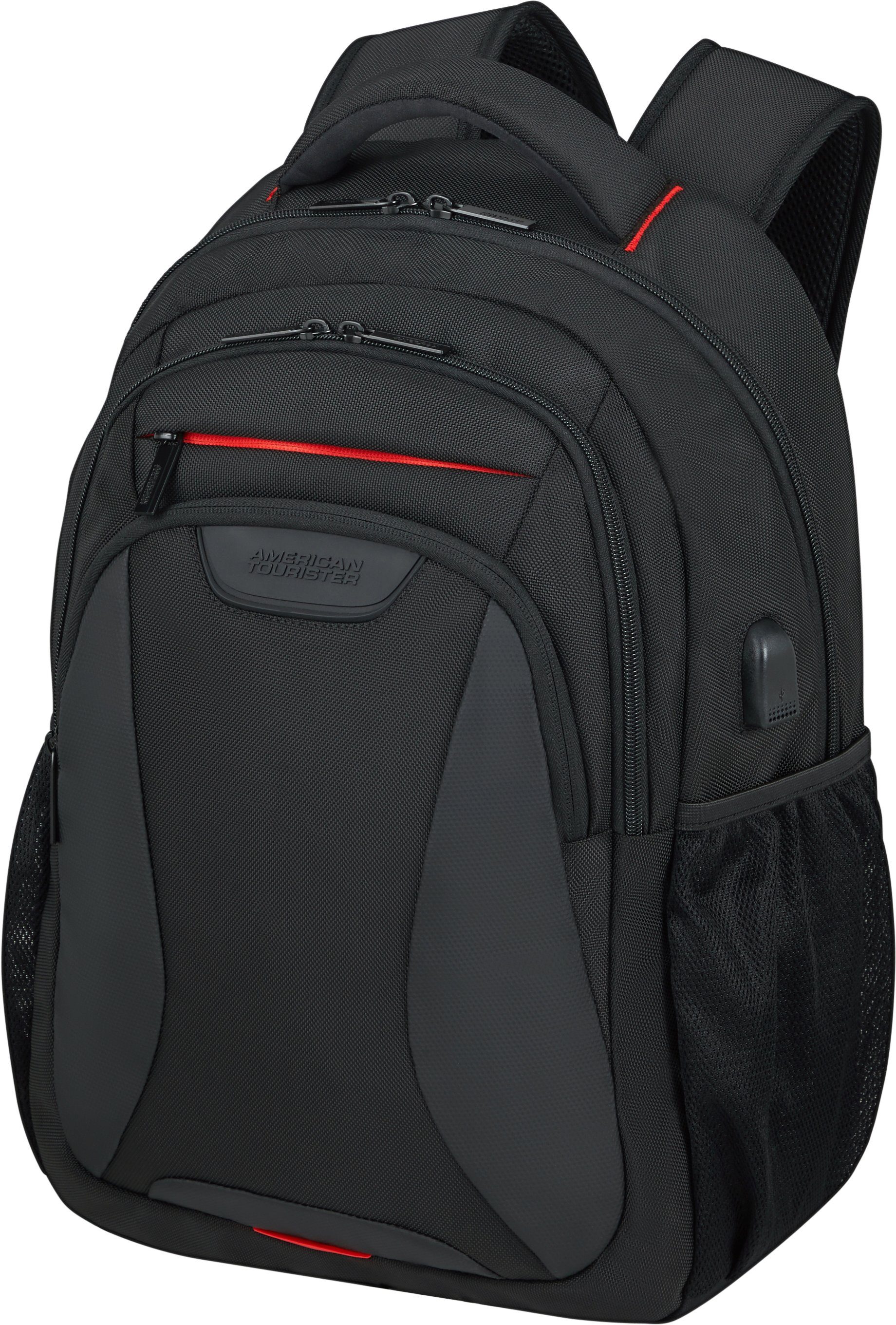 American Tourister® Laptoprugzak AT WORK Vrijetijds rugzak schoolrugzak USB-poort 15,6-inch laptopvak