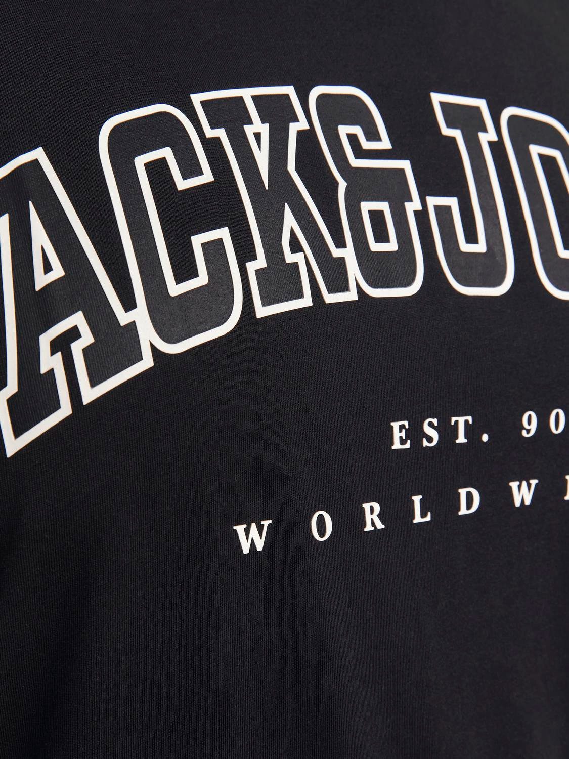 Jack & Jones PlusSize T-shirt JJECALEB VARSITY TEE SS O-NECK NOOS PLS
