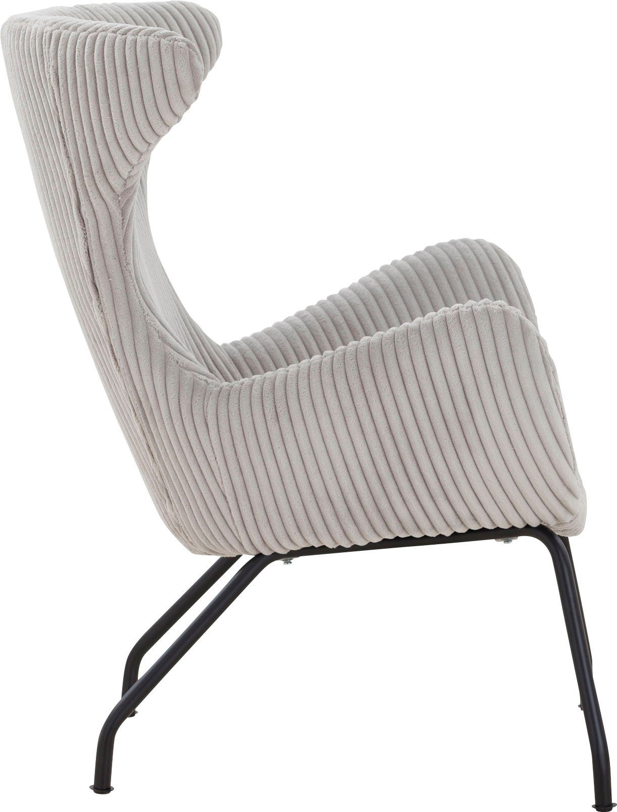 SalesFever Relaxfauteuil Oorfauteuil in een modern design