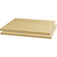priess plank 2-delige set, breedte 44,2 cm beige