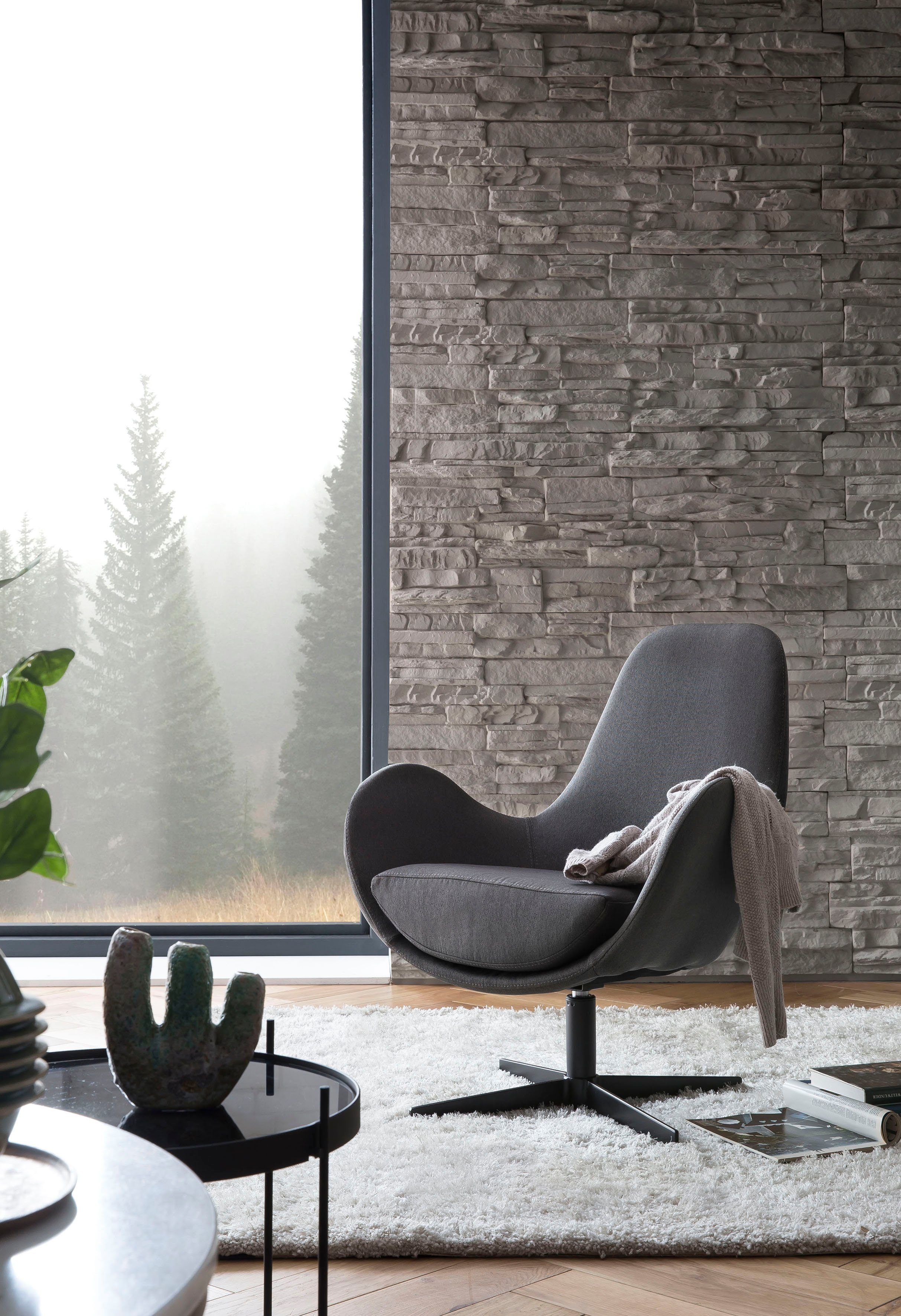 SalesFever Draaibare fauteuil Relaxfauteuil in een moderne look