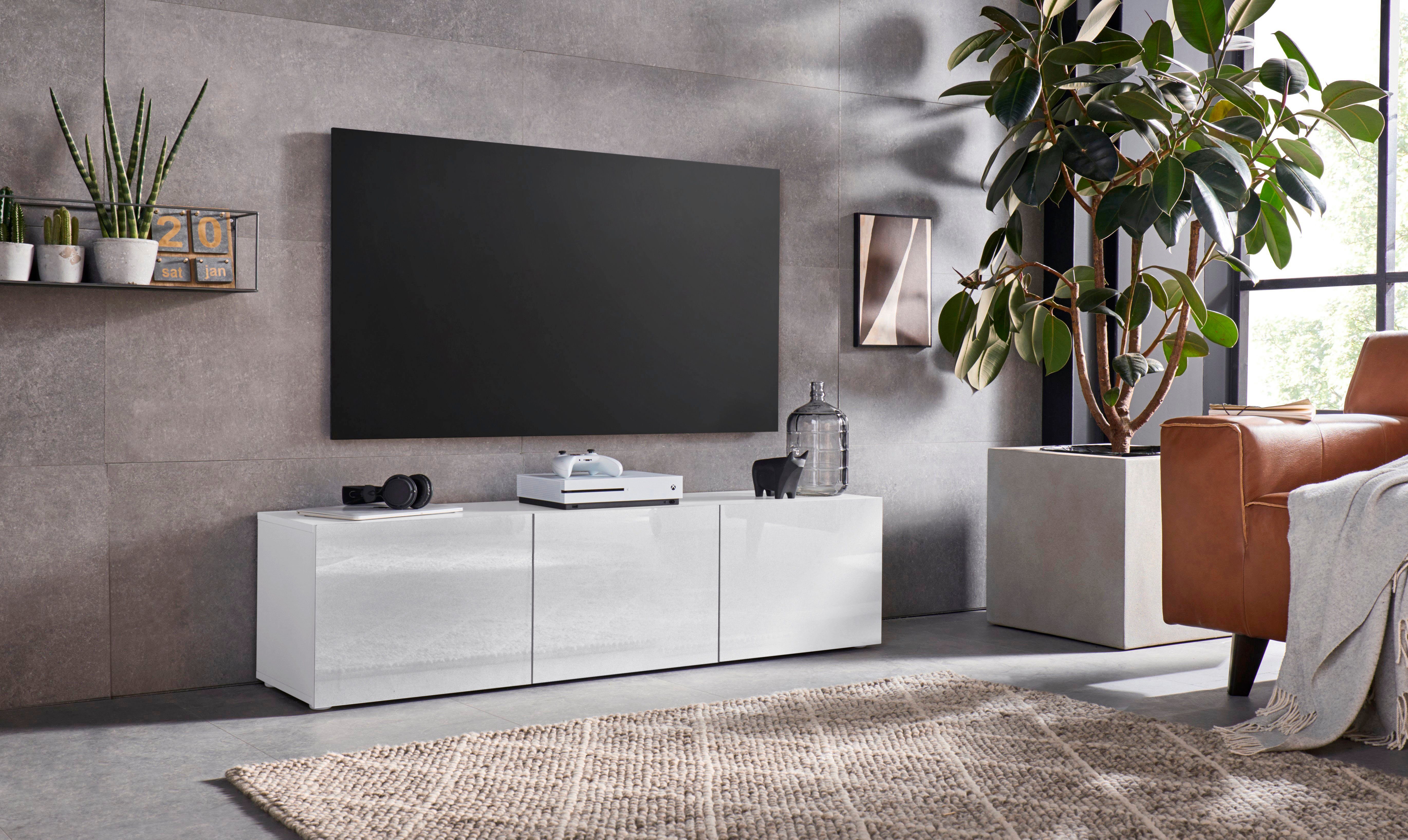 borchardt Möbel Tv-meubel Sophia Breedte 139 cm met 3 deuren, staand en hangend