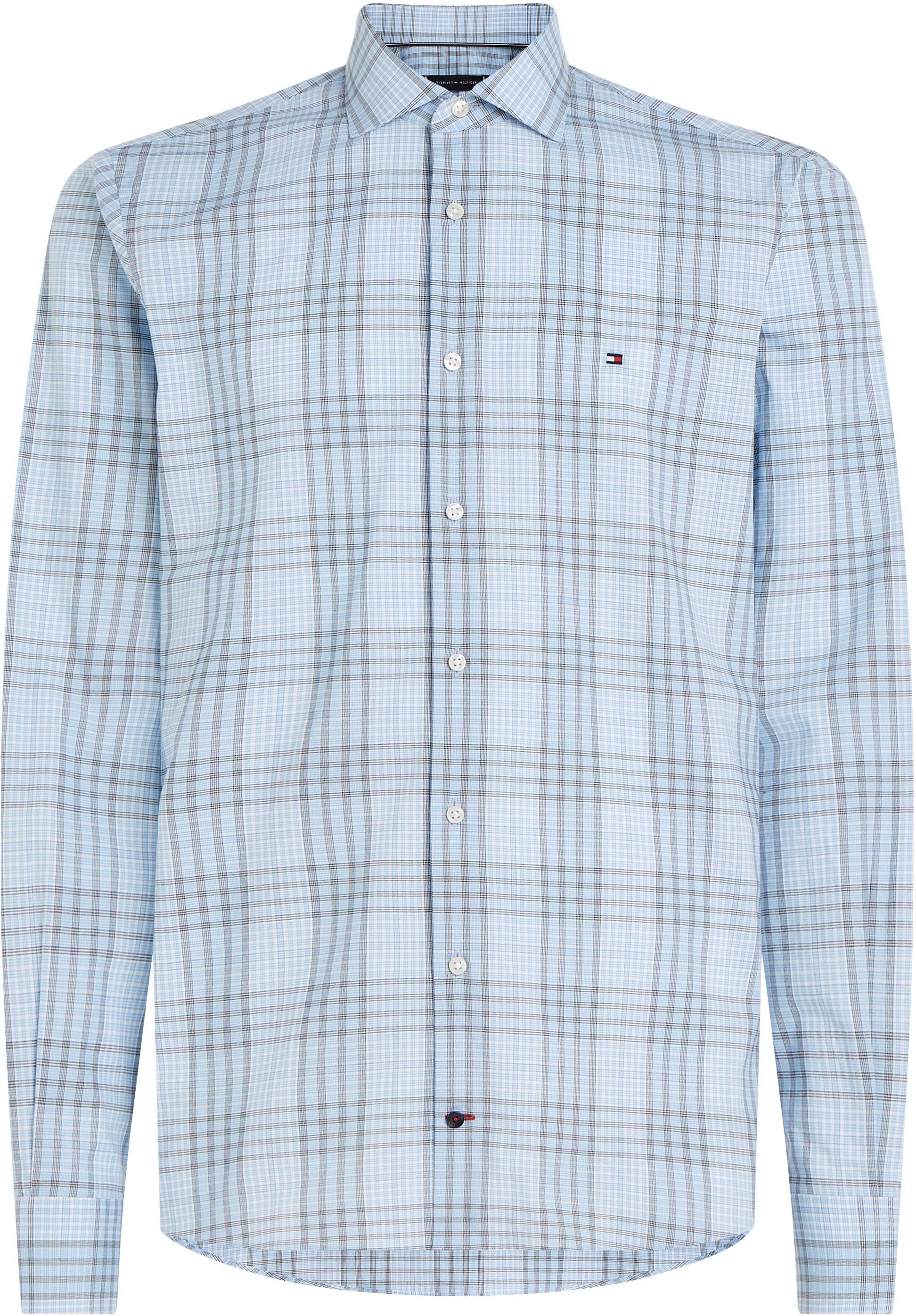 Tommy Hilfiger TAILORED Overhemd met lange mouwen CL STRETCH GLEN CHECK SF SHIRT