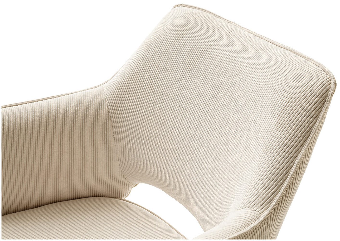 MCA furniture Eetkamerstoel Luzon (2-set), draaibaar 180°, belastbaarheid 120 kg, zithoogte ca. 50 cm