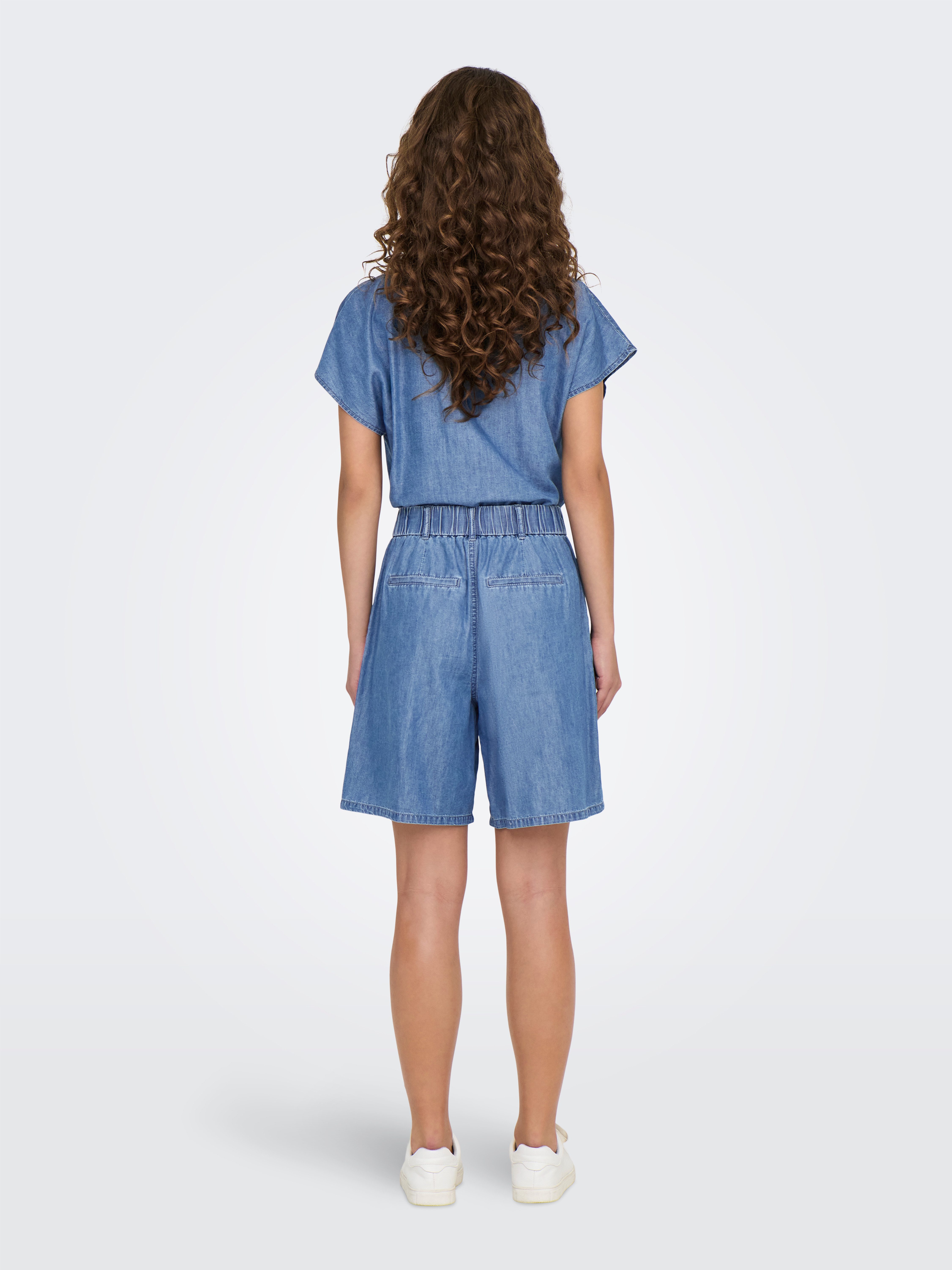 Only Bermuda ONLBEA HW LONG DNM SHORTS BJ
