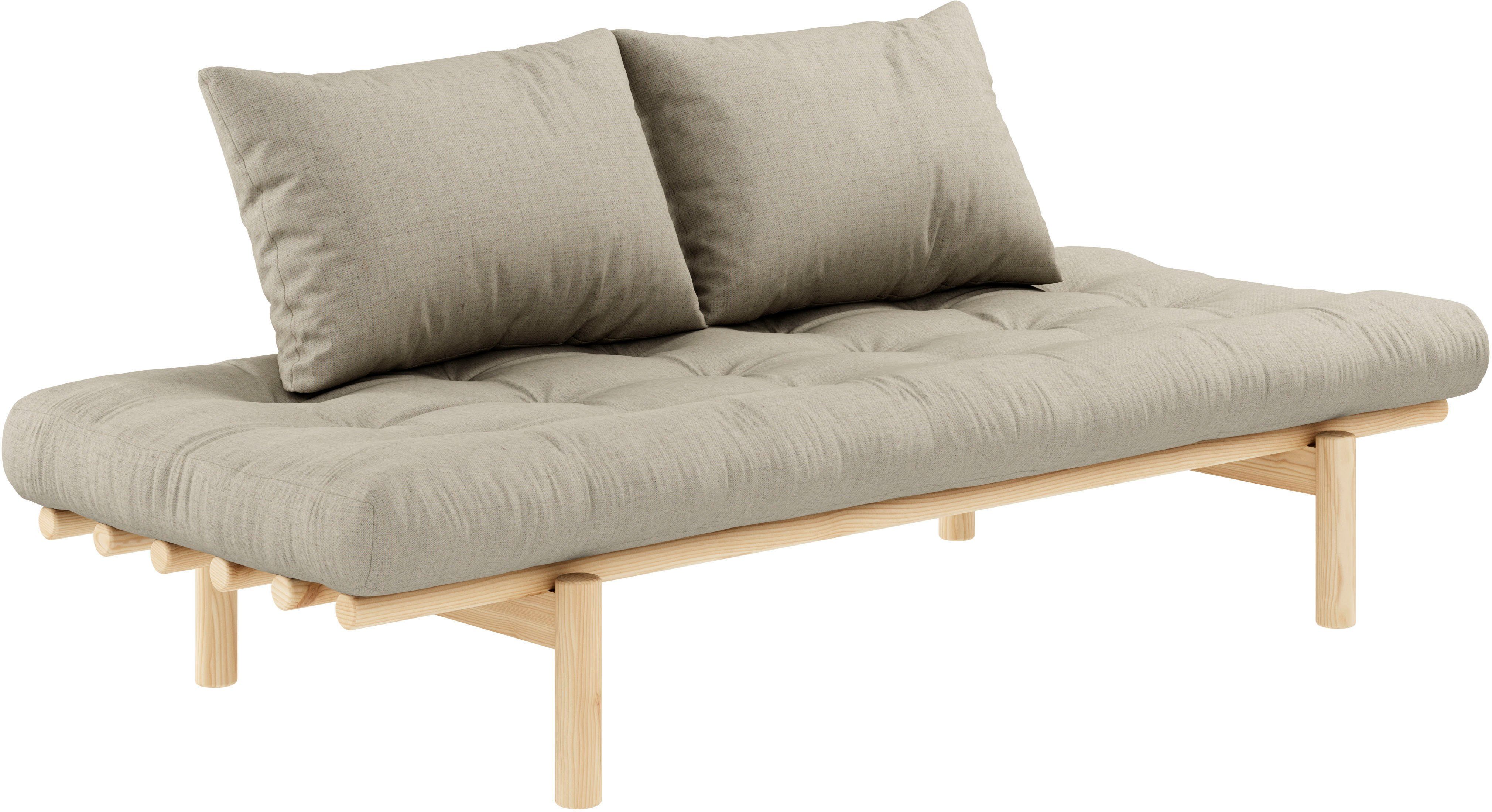 Karup Slaapbank Pace van massief grenenhout, incl. futonmatras (set, 2-delig)