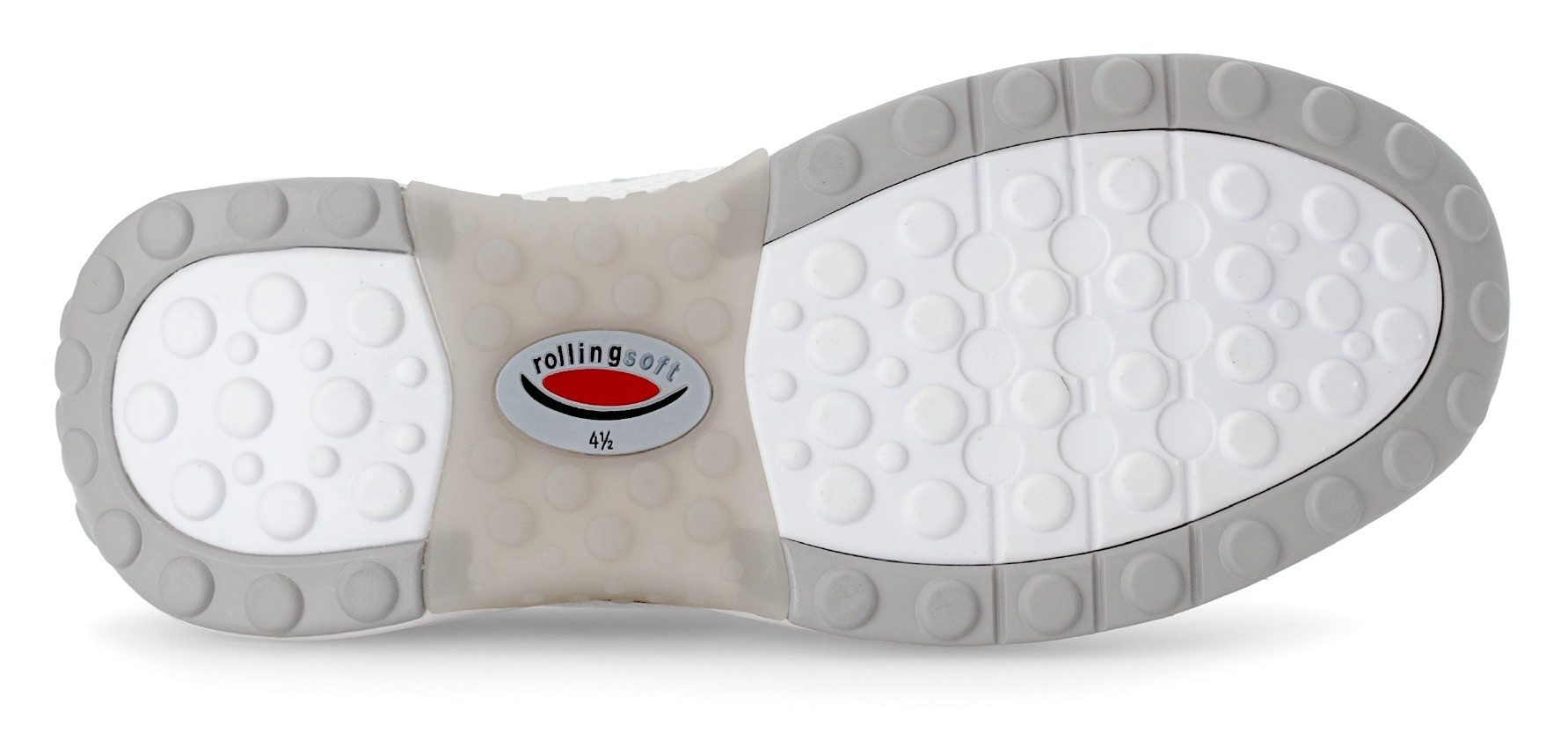 Gabor Rollingsoft Sneakers met sleehak , vrijetijdsschoen, lage schoen, veterschoen met label op de hiel