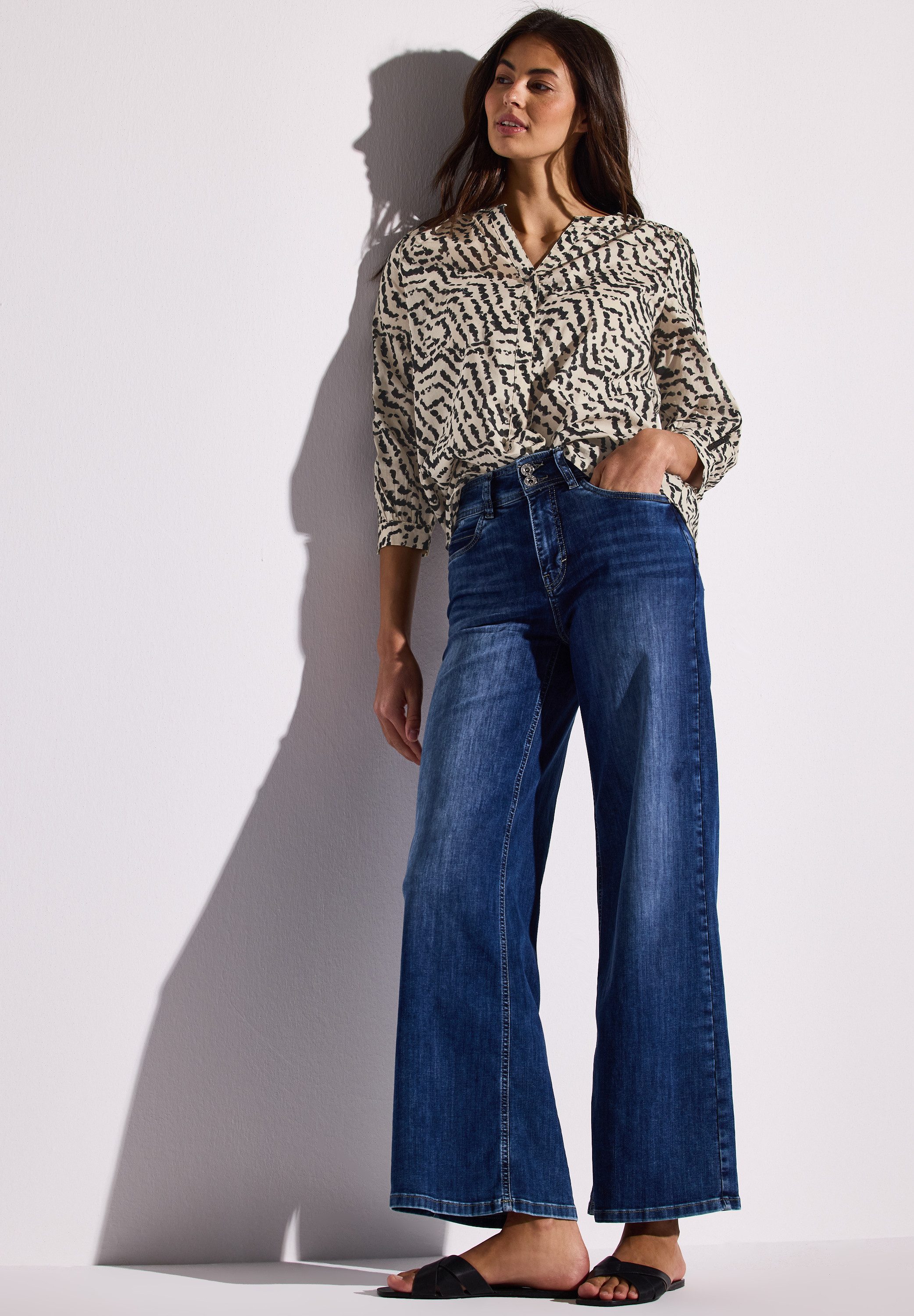 STREET ONE Gedessineerde blouse