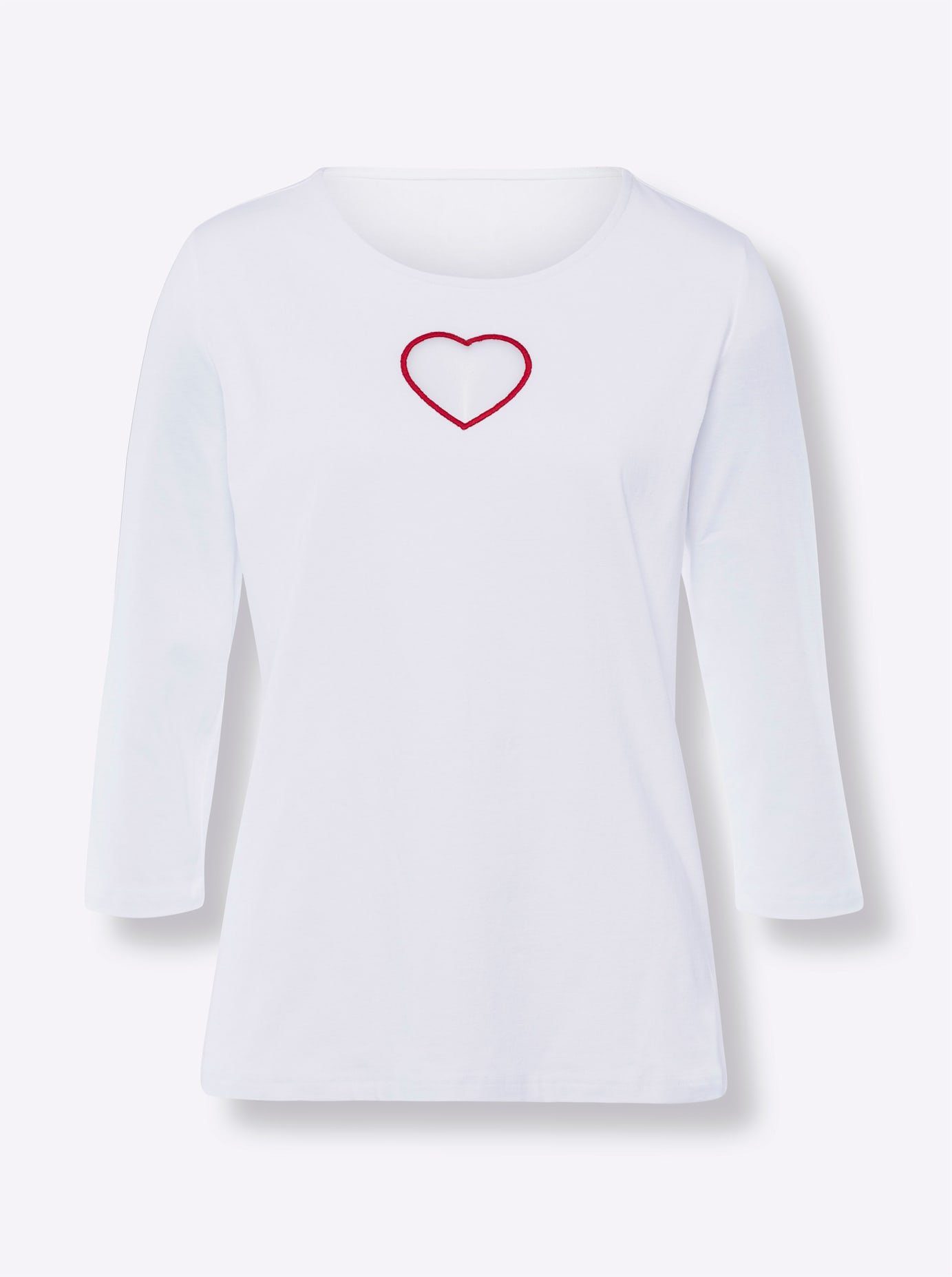 heine Shirt met ronde hals Shirt (1-delig)
