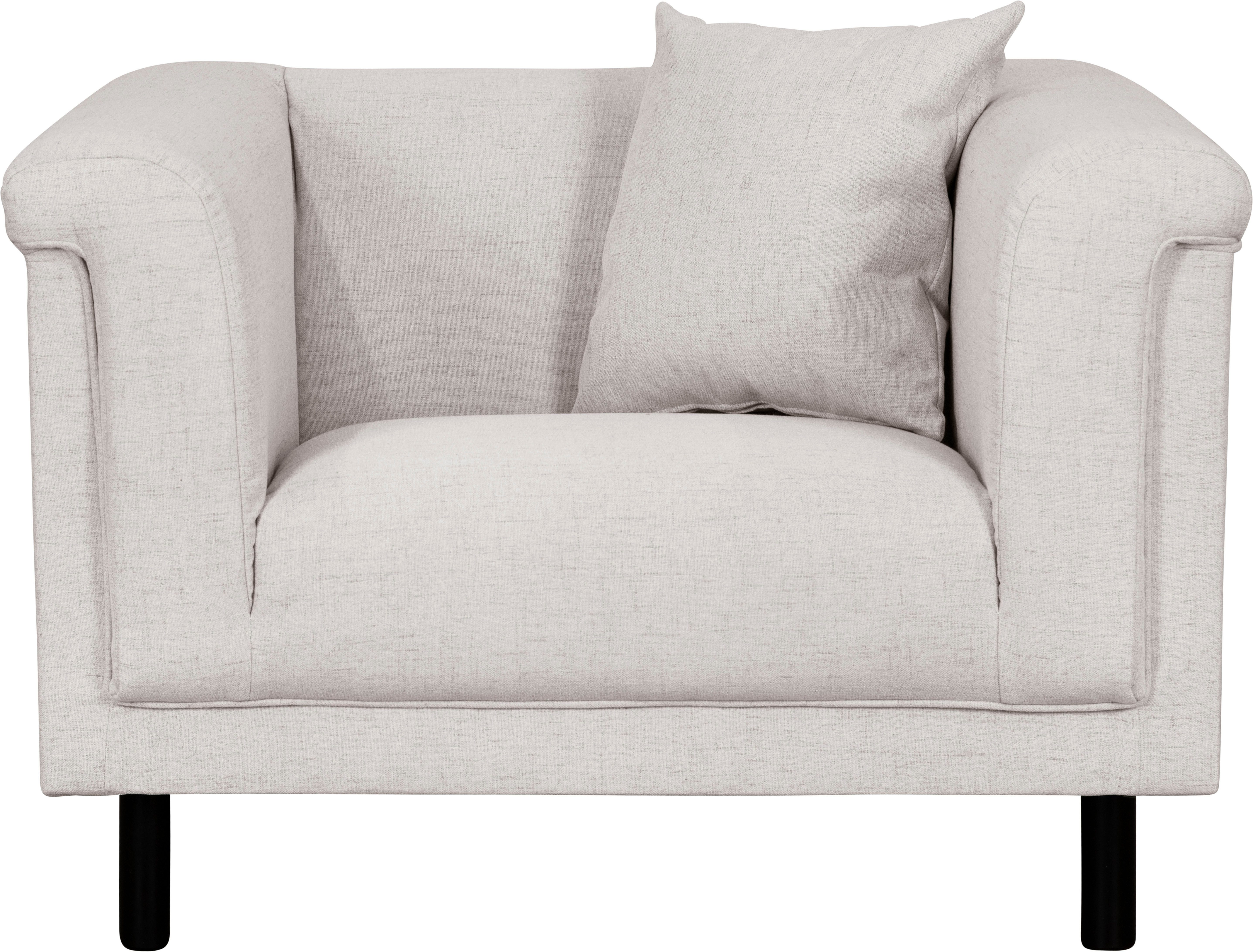 INOSIGN Fauteuil AGNIA BxDxH: 100x85x71 cm incl. sierkussens, ook in cord en bouclé
