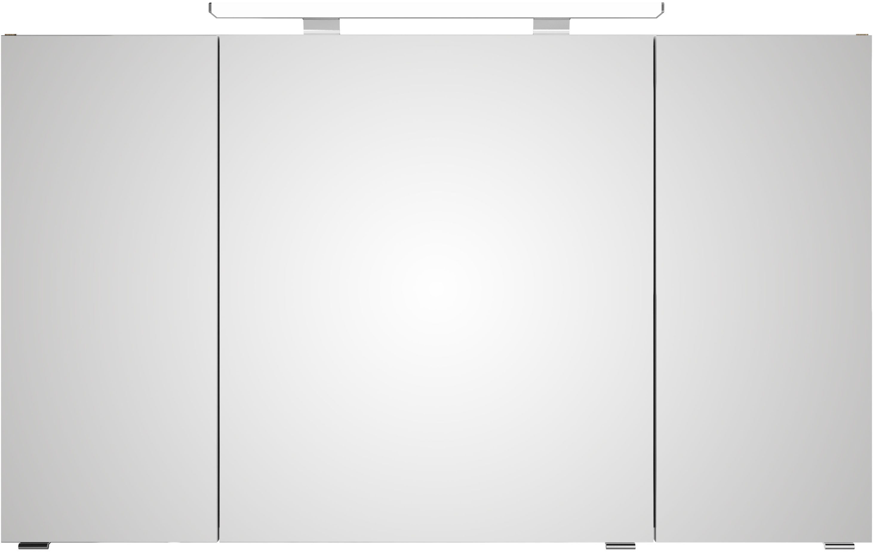 Saphir Badmeubelset Serie 4010 5-delig keramische wastafel met LED-spiegelkast Bad set met onderkast, hangkast, middelkast, incl. deurdemper (set)