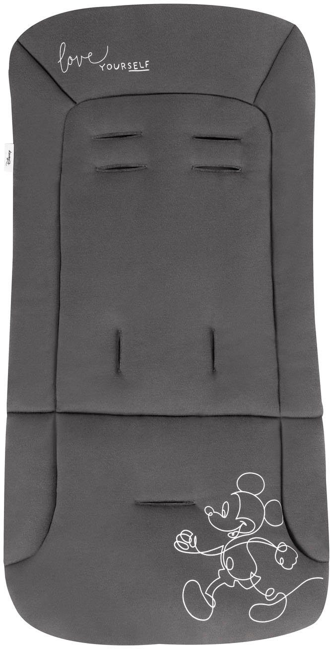 Hauck Zitkussen voor kinderwagens Seat Liner, Mickey Mouse black accessoires zwart