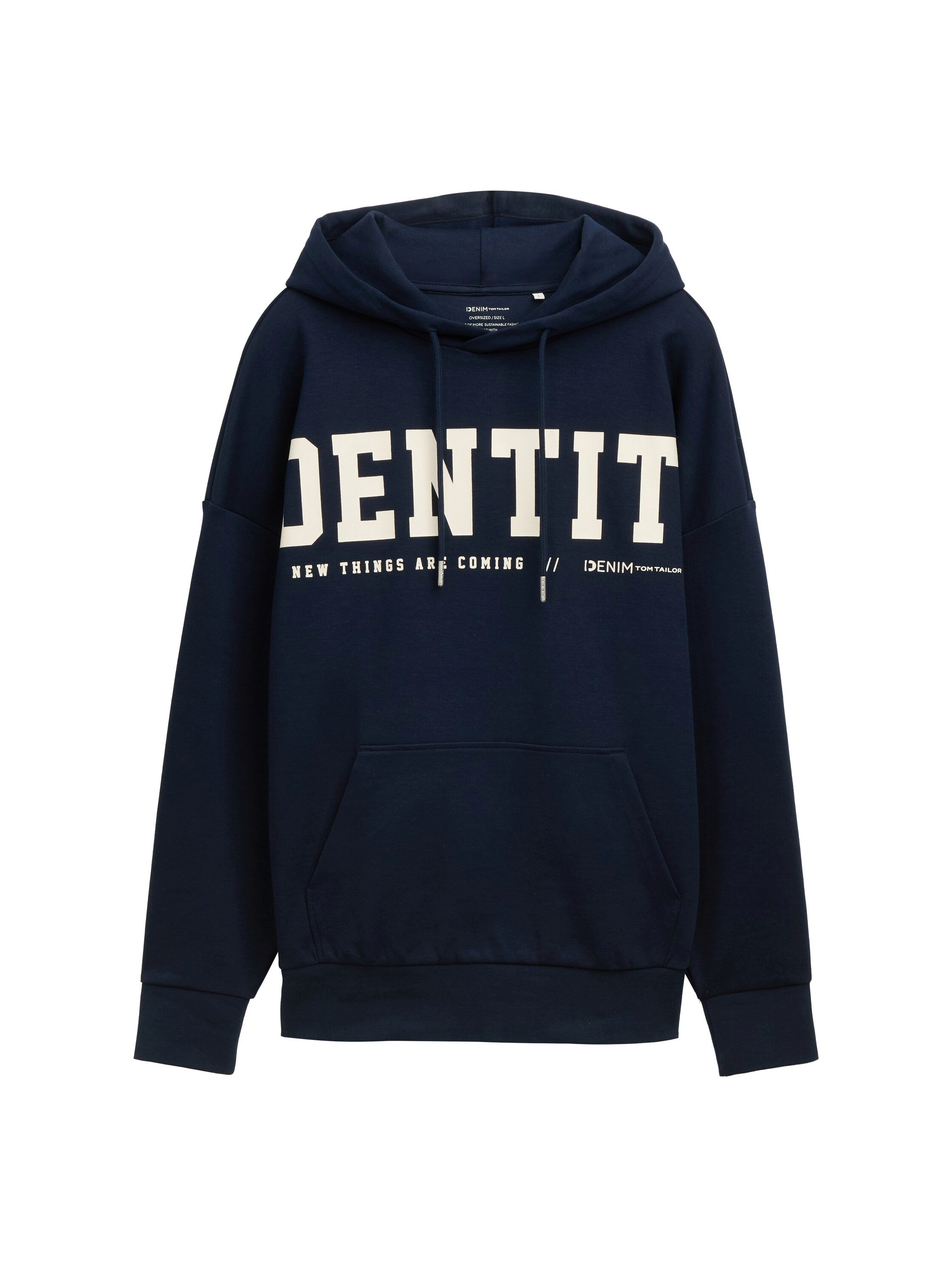 Tom Tailor Denim Hoodie met statement-print