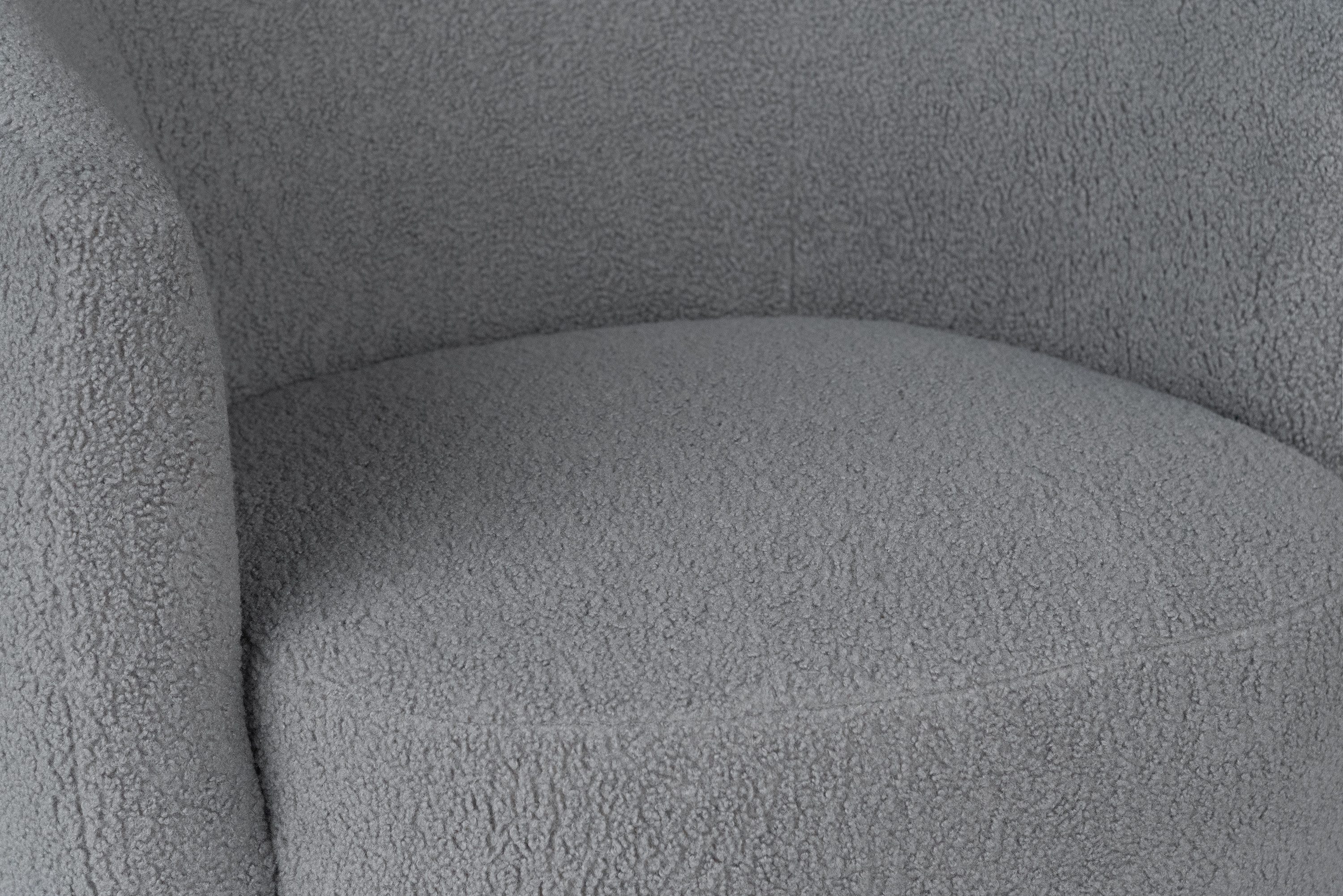 Kayoom Draaibare fauteuil Stoel Aveiro 125, BESTSELLER!, teddystoel, bohem, scandy knuffelzacht teddy-stof, comfortabel gepolsterd, minimalistisch (1 stuk)