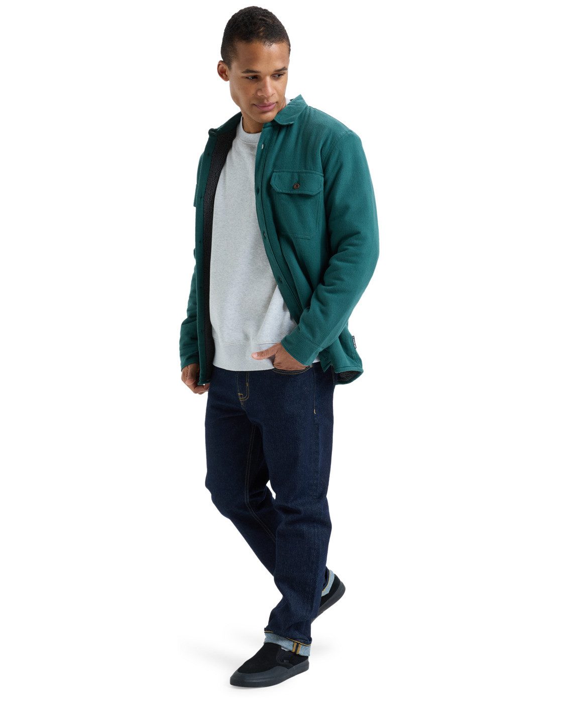 Quiksilver Overhemd met lange mouwen Husson Sherpa