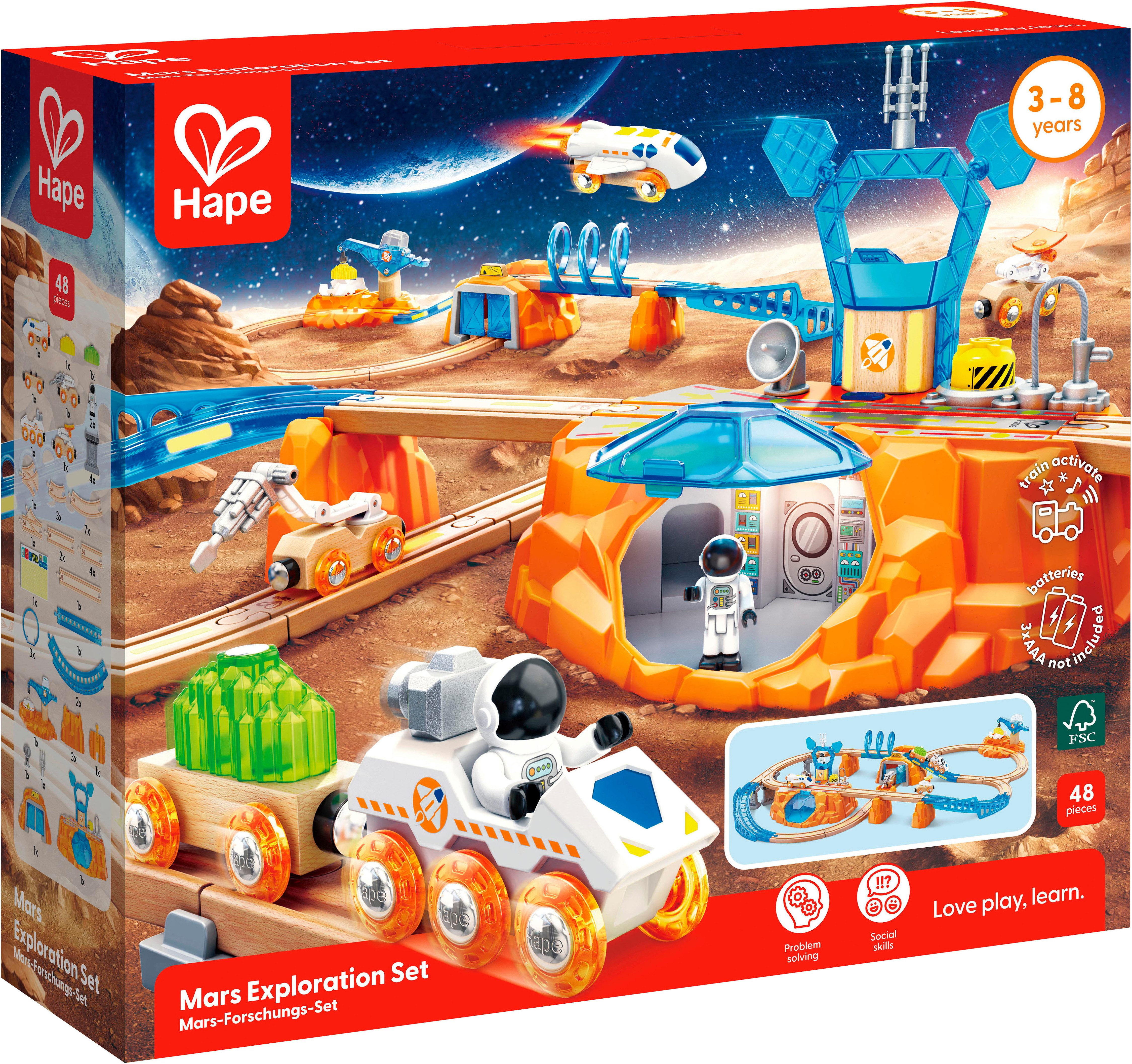 Hape Speelgoed spoorweg Treinset - Mars-verkenning (48-delig)