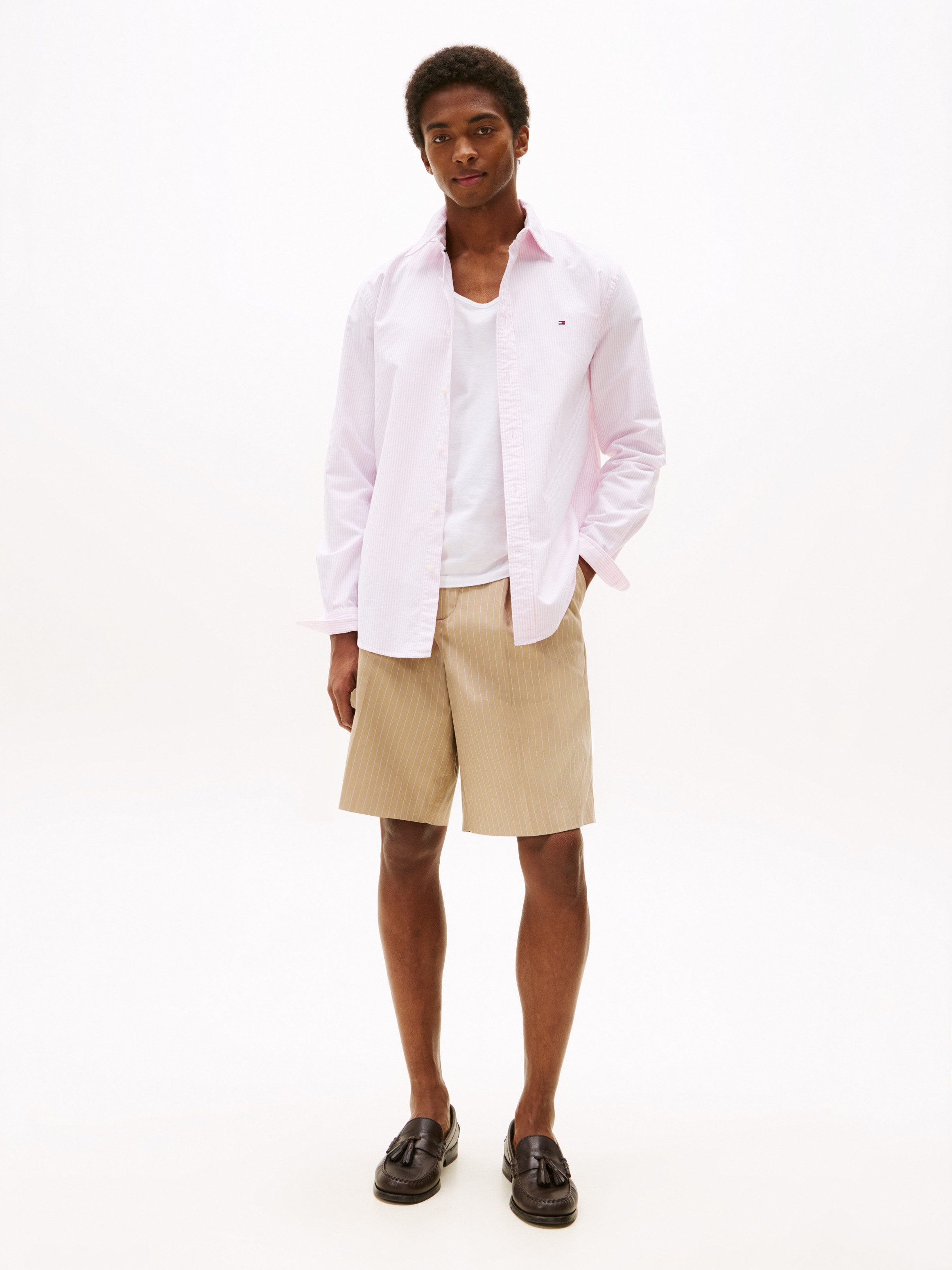 Tommy Hilfiger Overhemd met lange mouwen HERITAGE OXFORD STRIPE RF SHIRT