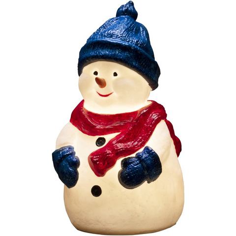 Konstsmide 4249-000 Acryl figuur Sneeuwpop Warmwit LED Wit