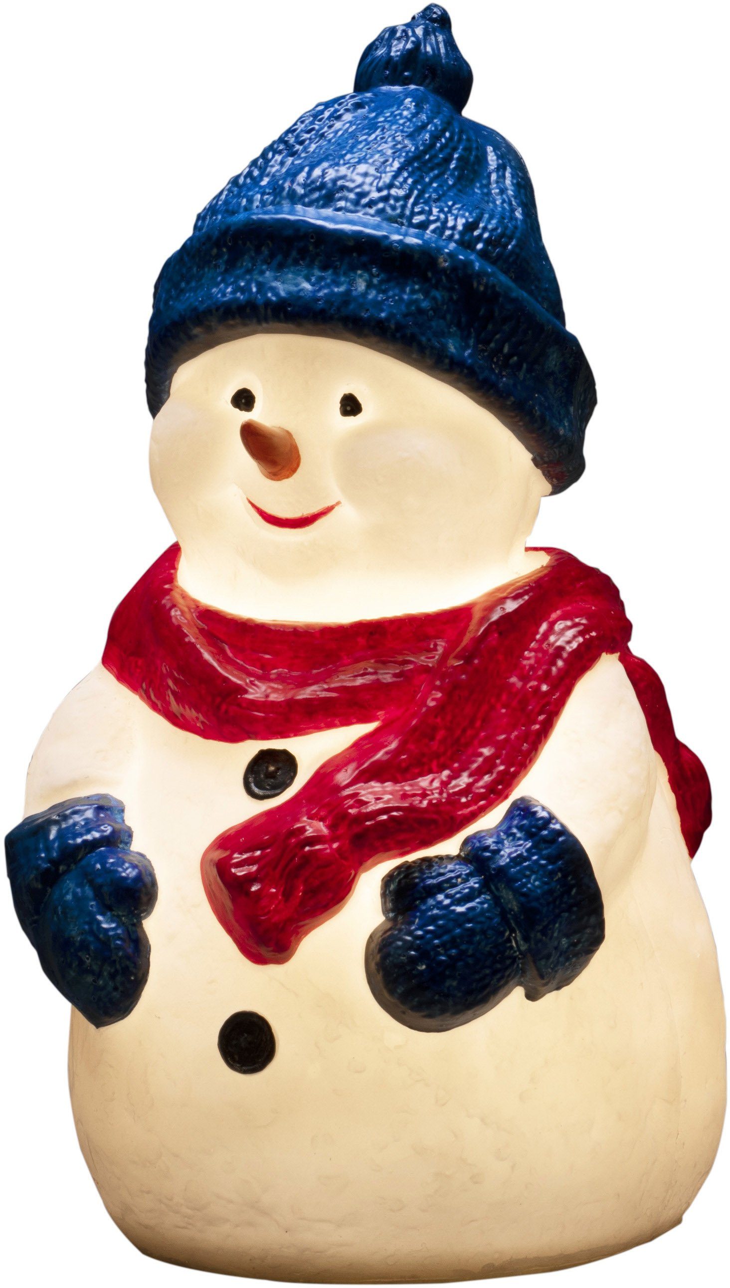 Konstsmide 4249-000 Acryl figuur Sneeuwpop Warmwit LED Wit