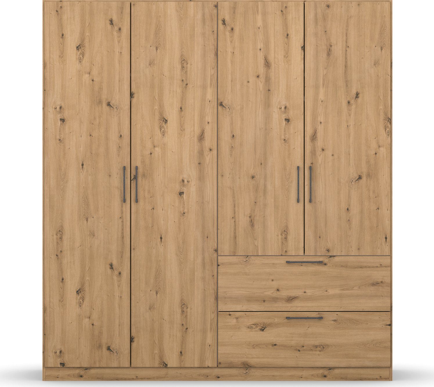 Slaapkamerserie Compleet slaapkamer Challenger (Set van 4 delen) Kast 2 breedtes, bed 3 breedtes, 2 nachttafels MADE IN GERMANY