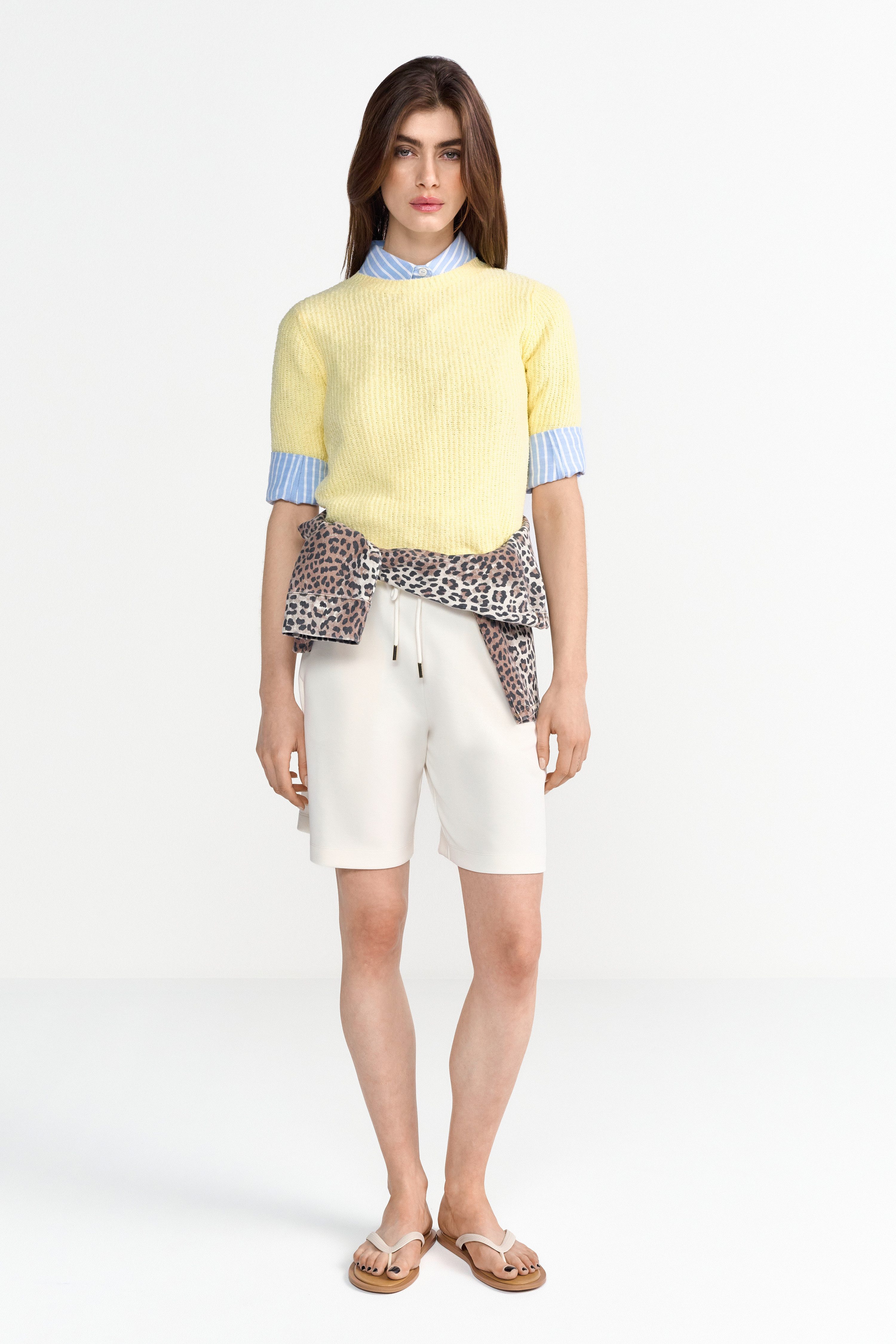 Rich & Royal Sweatshort elastische tailleband, losse pasvorm