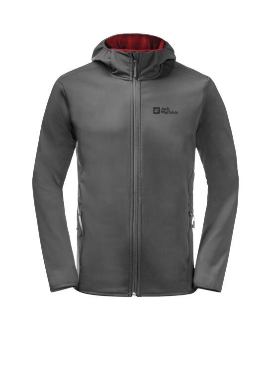 Jack Wolfskin Softshell-jack BORNBERG HOODY M winddicht waterafstotend