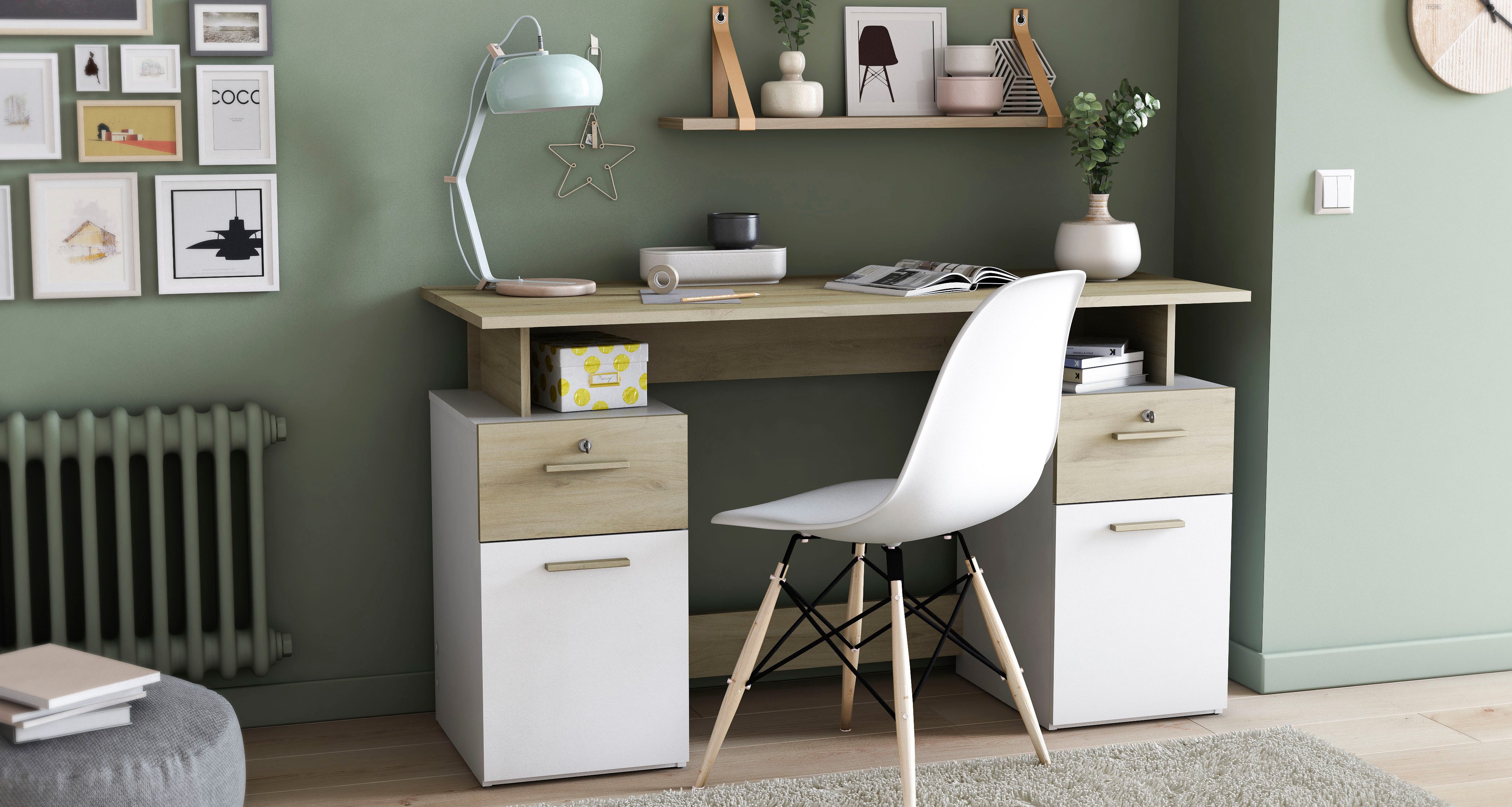 Demeyere GROUP Bureau Platon Bureau met functionele uitrusting bureaus