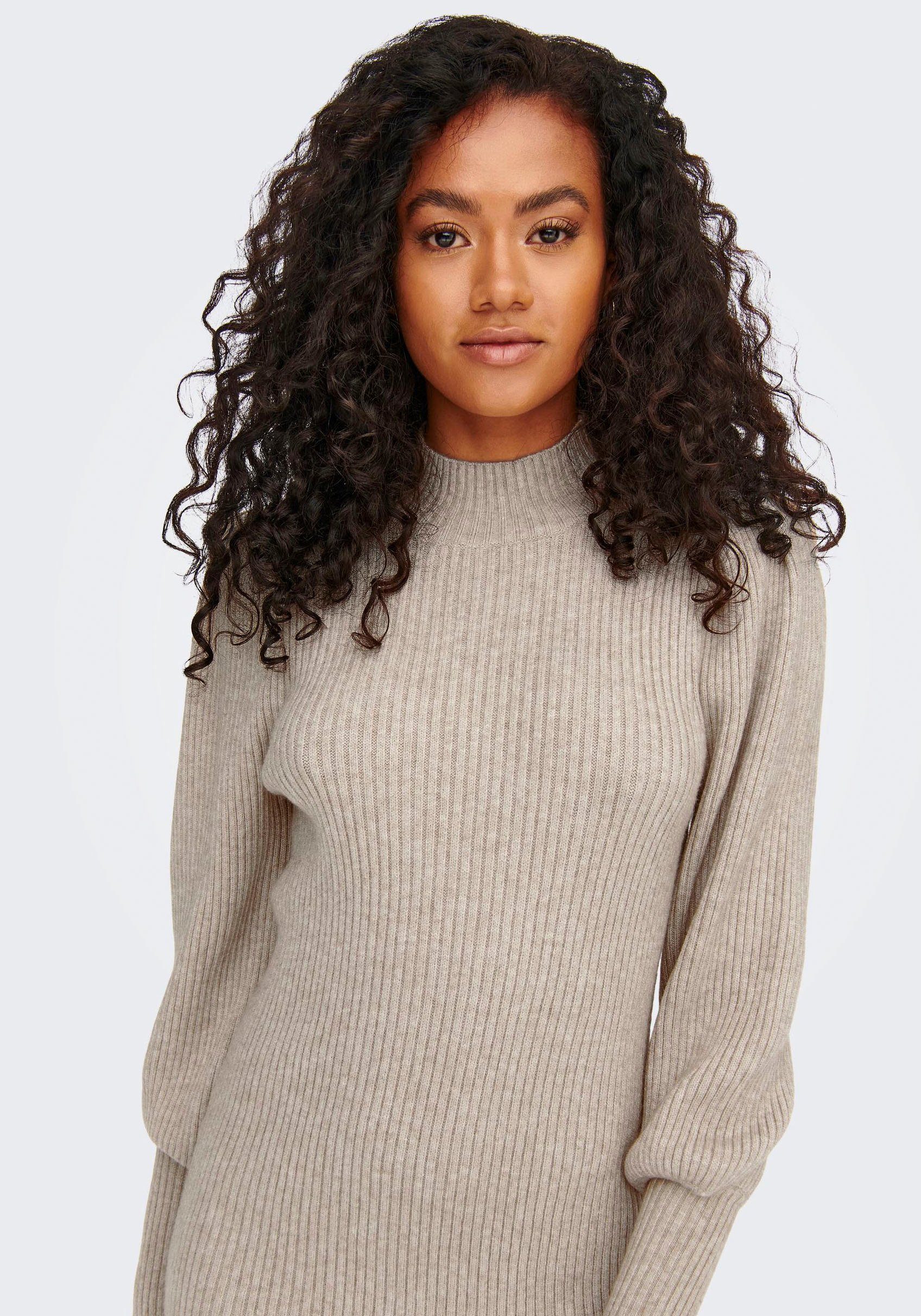 Only Gebreide jurk ONLKATIA L/S DRESS KNT NOOS