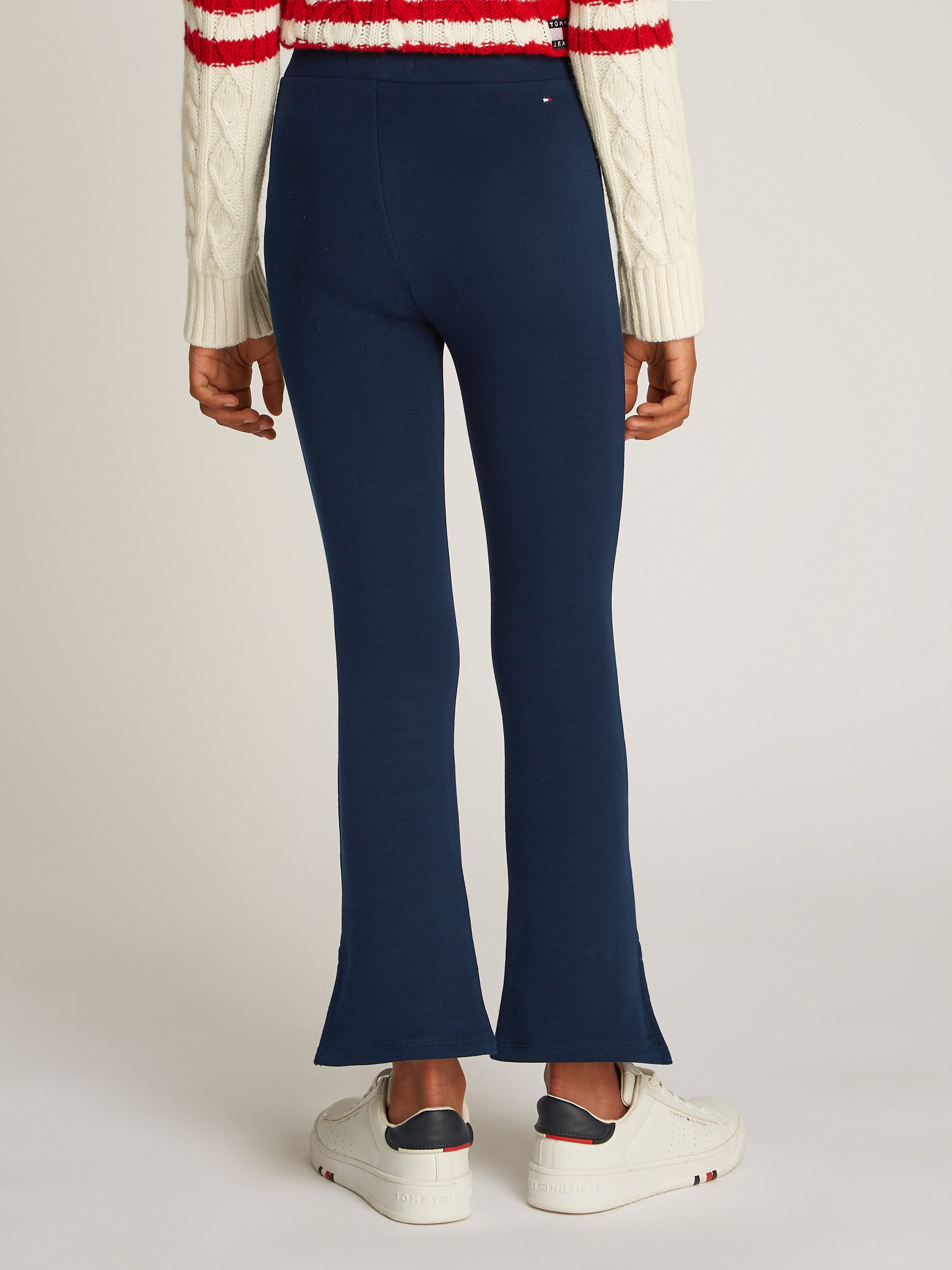 Tommy Hilfiger Legging VARSITY FLARE LEGGING in modieuze flared vorm