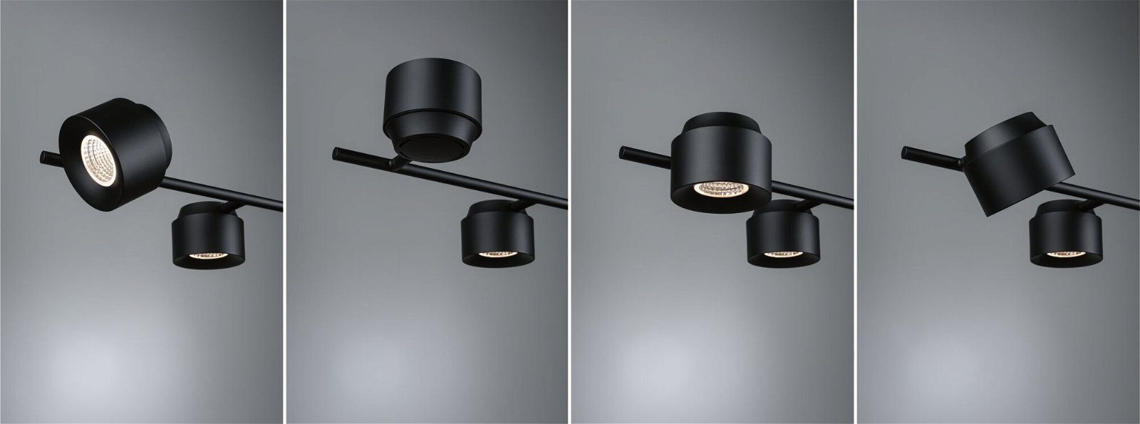 Paulmann Led-hanglamp Puric Pane Effect 6x 6,5W Zwart 230V Metaal/Kunststof (1 stuk)