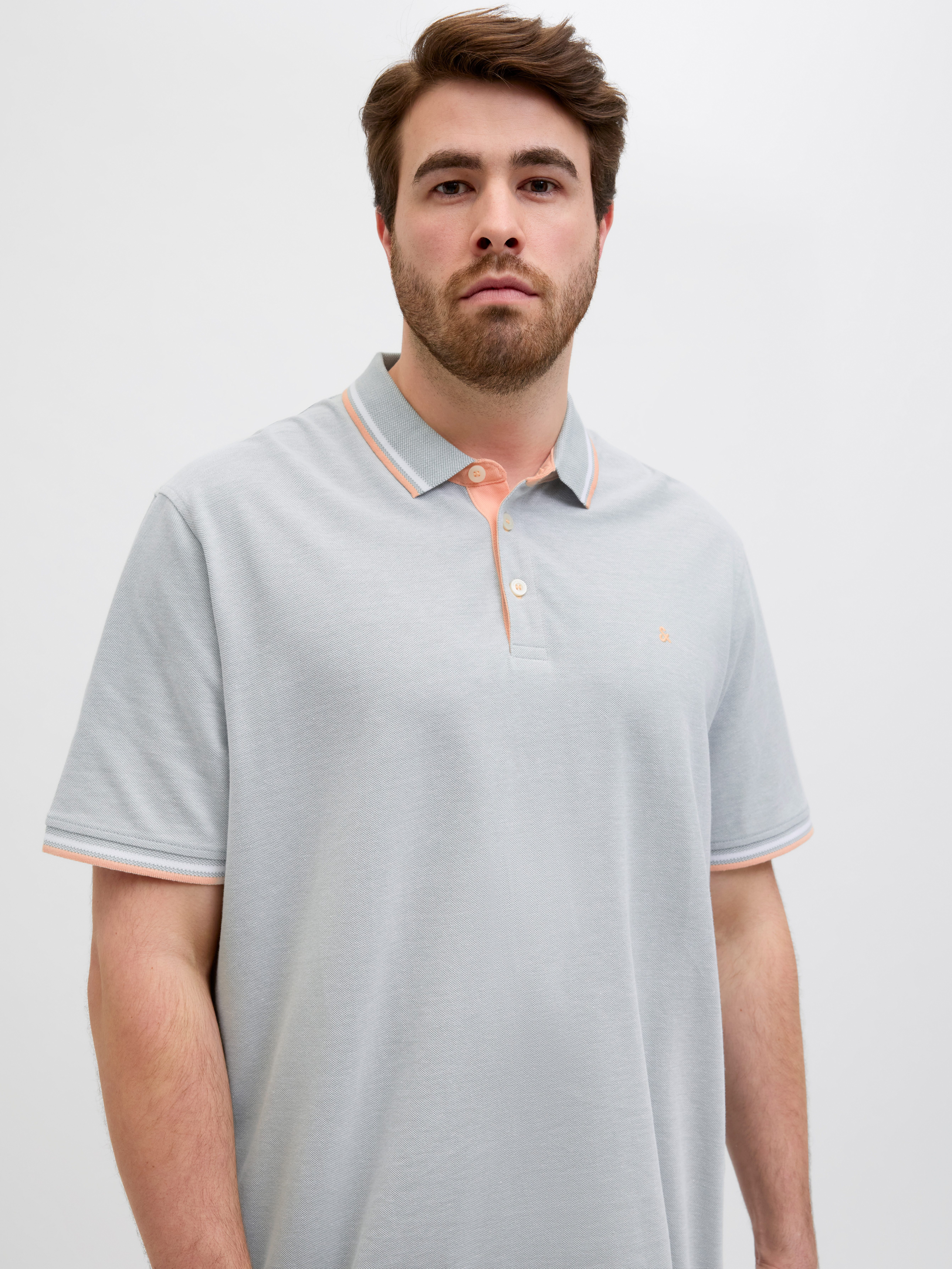 Jack & Jones PlusSize Poloshirt JJEPAULOS POLO SS NOOS PLS