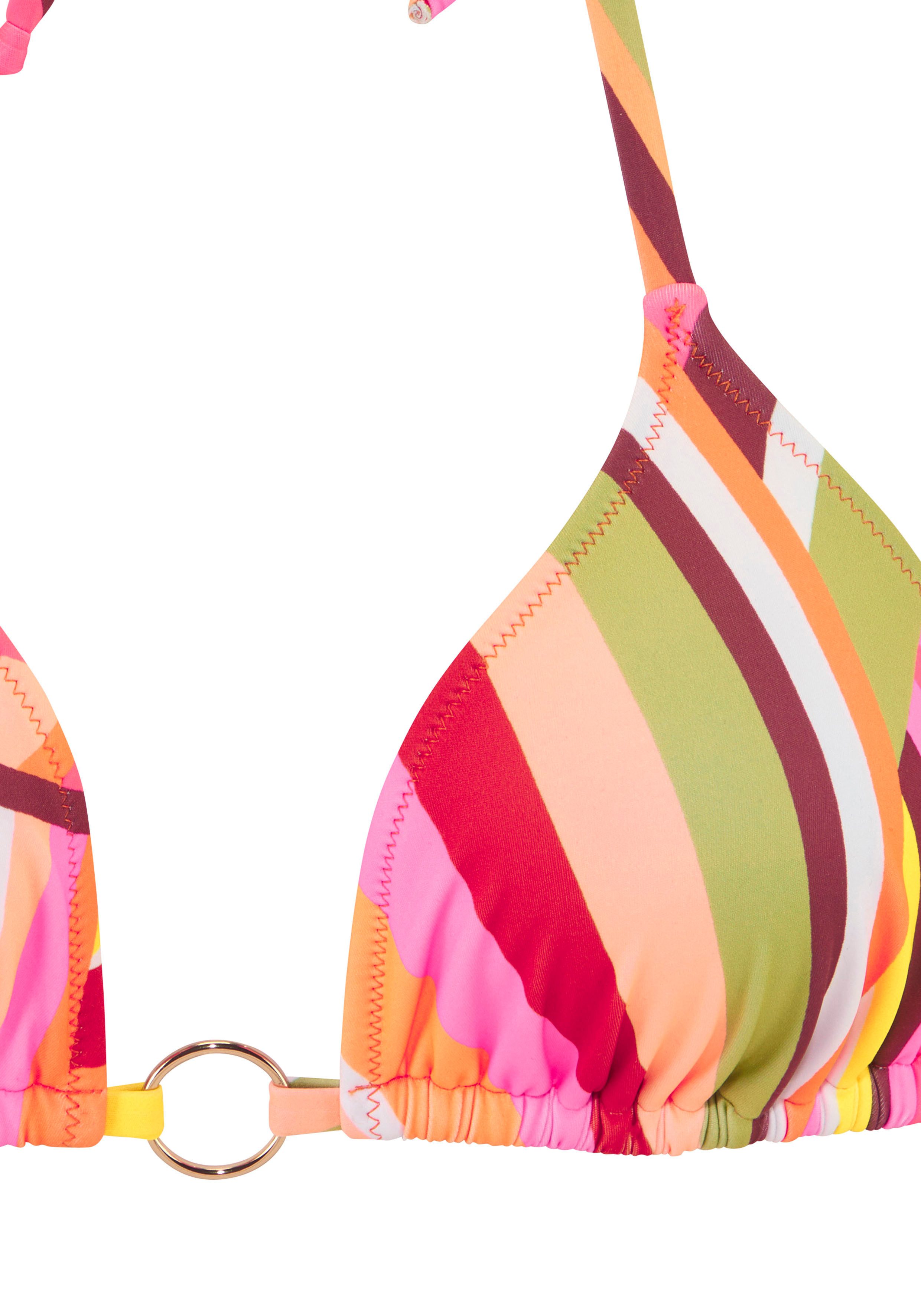 Bruno Banani Triangelbikini met edele ring