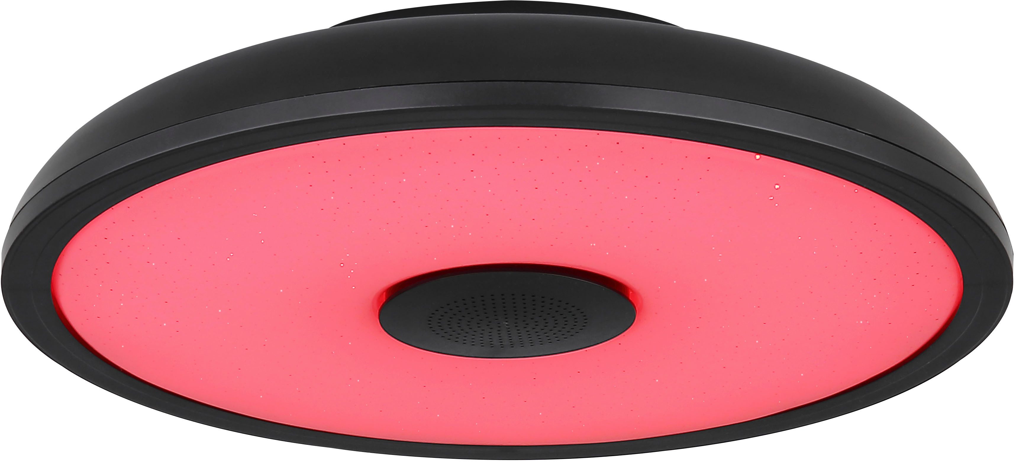 Globo Lightning Led-plafondlamp Raffy Luidspreker, plafondlamp kunststof, led, muziek (1 stuk)