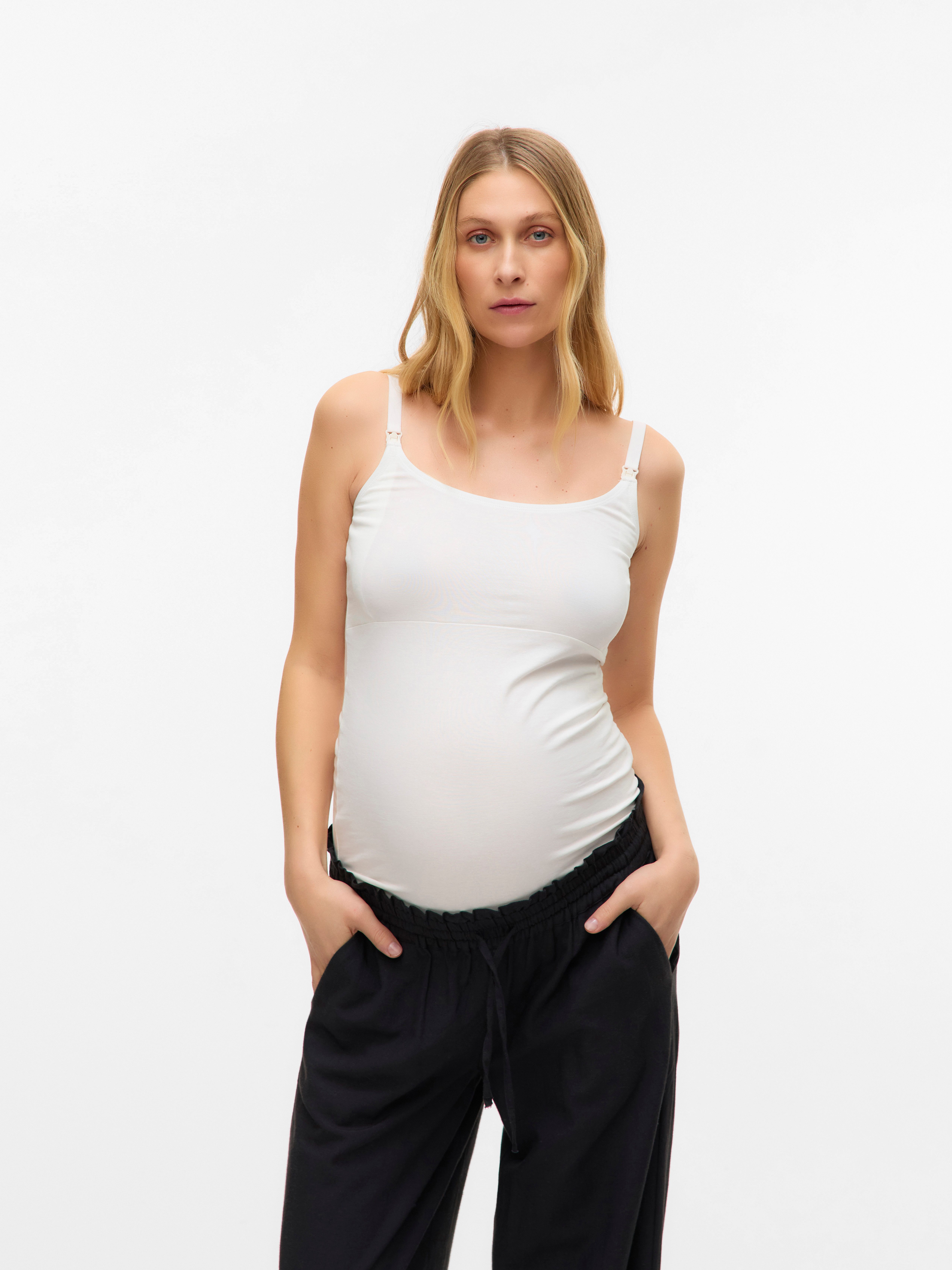 Mamalicious Zwangerschapstop MLKERRIE STRAP JRS TOP 2F 2-P NOOS (set 2-delig)