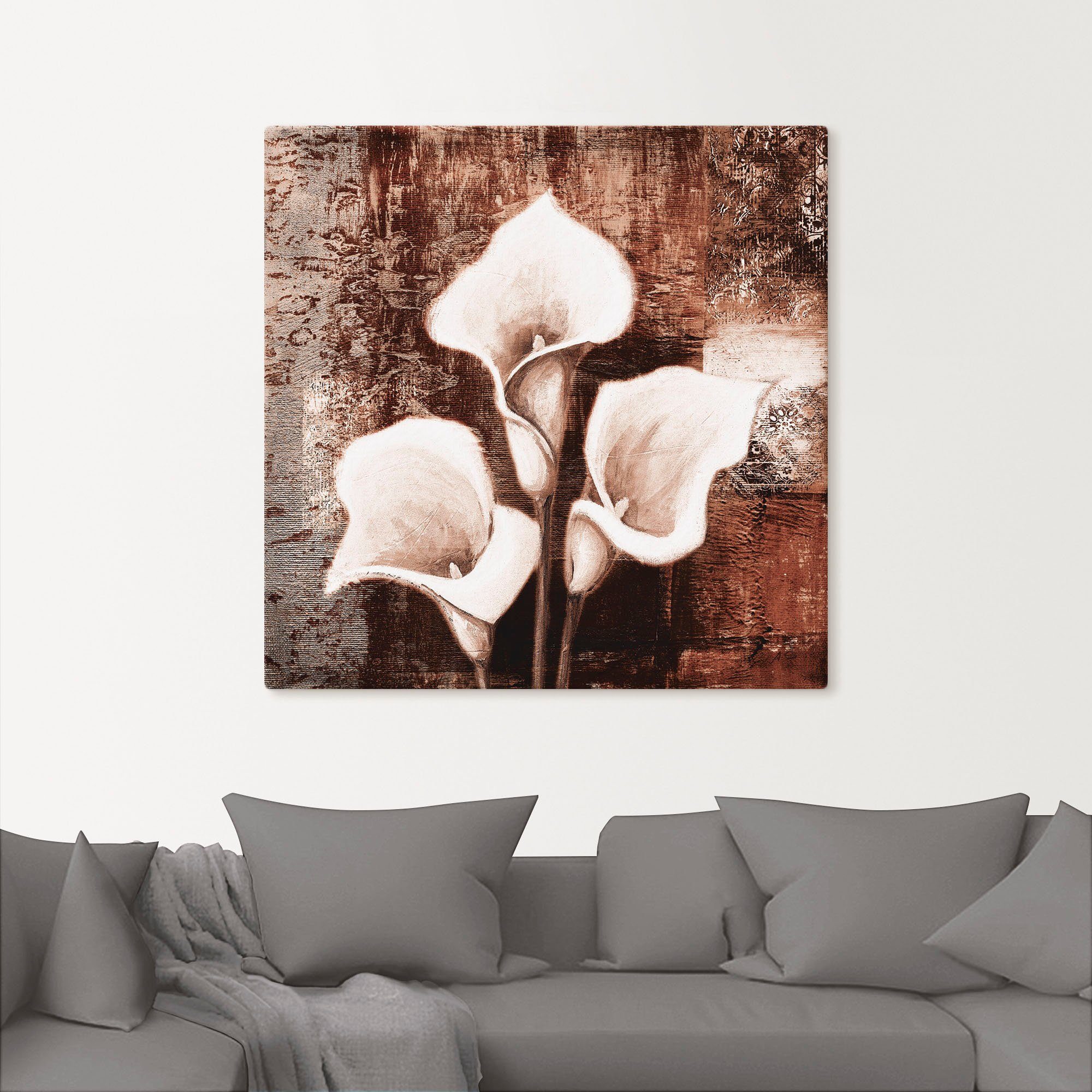 Artland Artprint Antieke Callas - bruin als artprint op linnen, poster in verschillende formaten maten