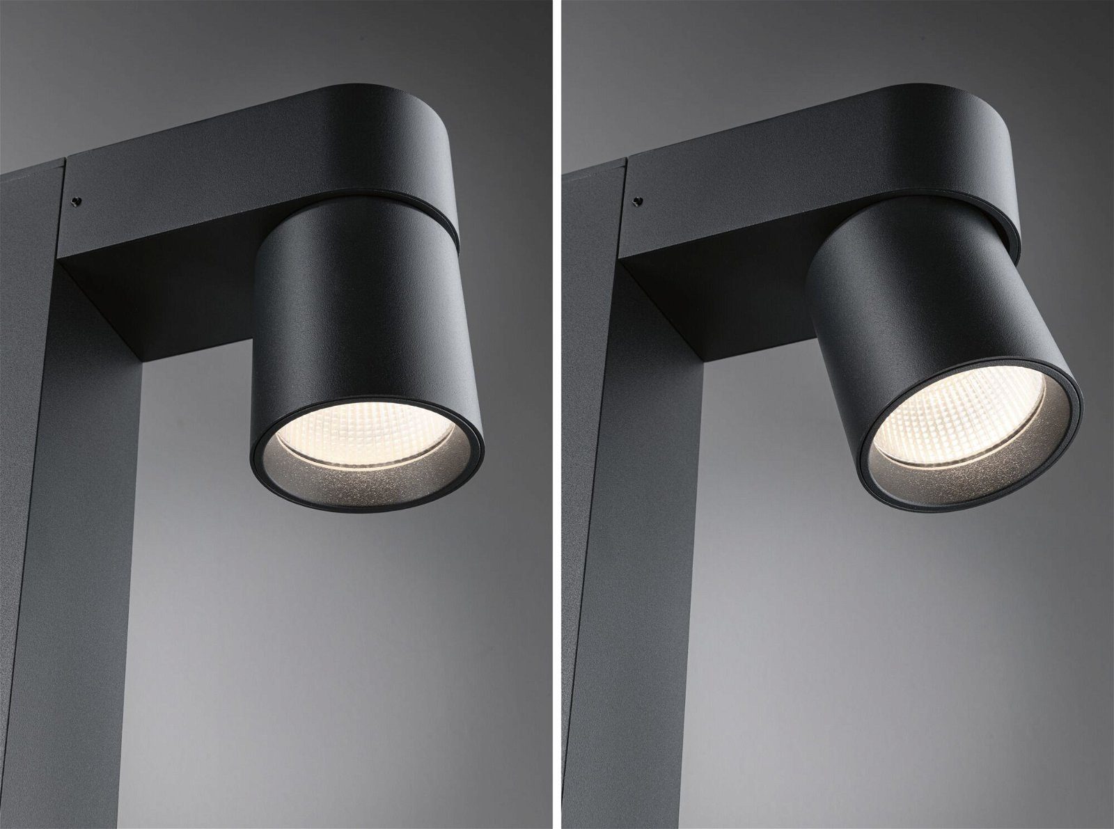 Paulmann Led-bolderlamp Kimu IP44 822mm 2200K 7,8W 500lm 230V 70° Antraciet Aluminium (1 stuk)