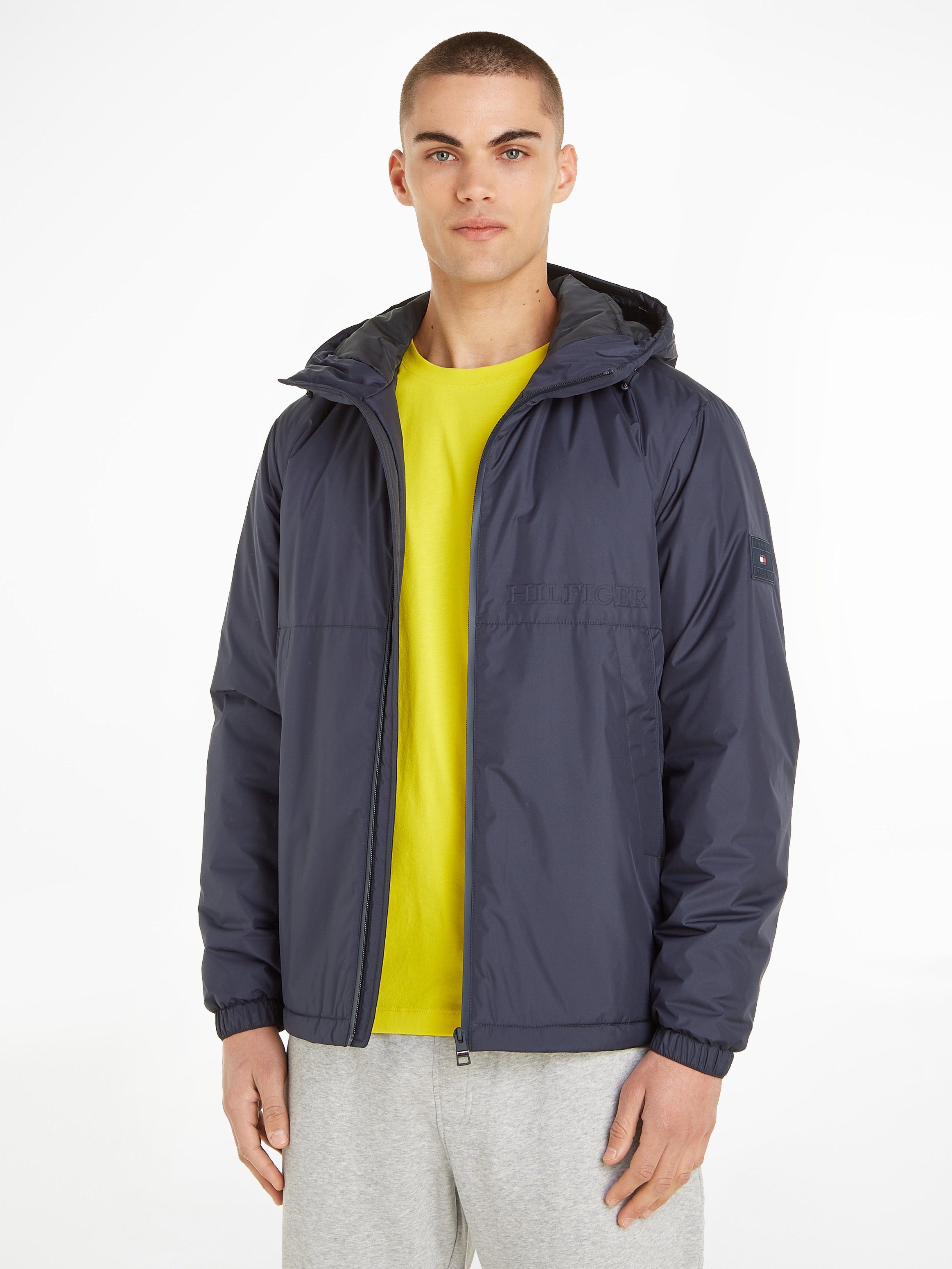 Tommy Hilfiger Outdoorjack PORTLAND HOODED JACKET met waterafstotende ritssluiting