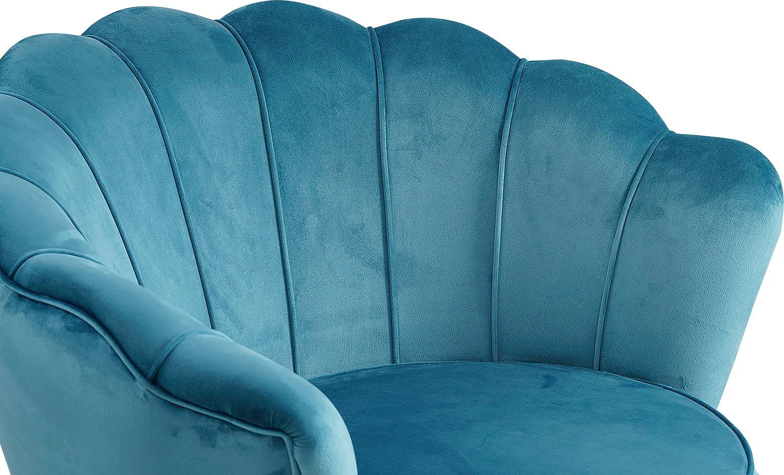 SalesFever Loungestoel Clam opvallend schelpdesign