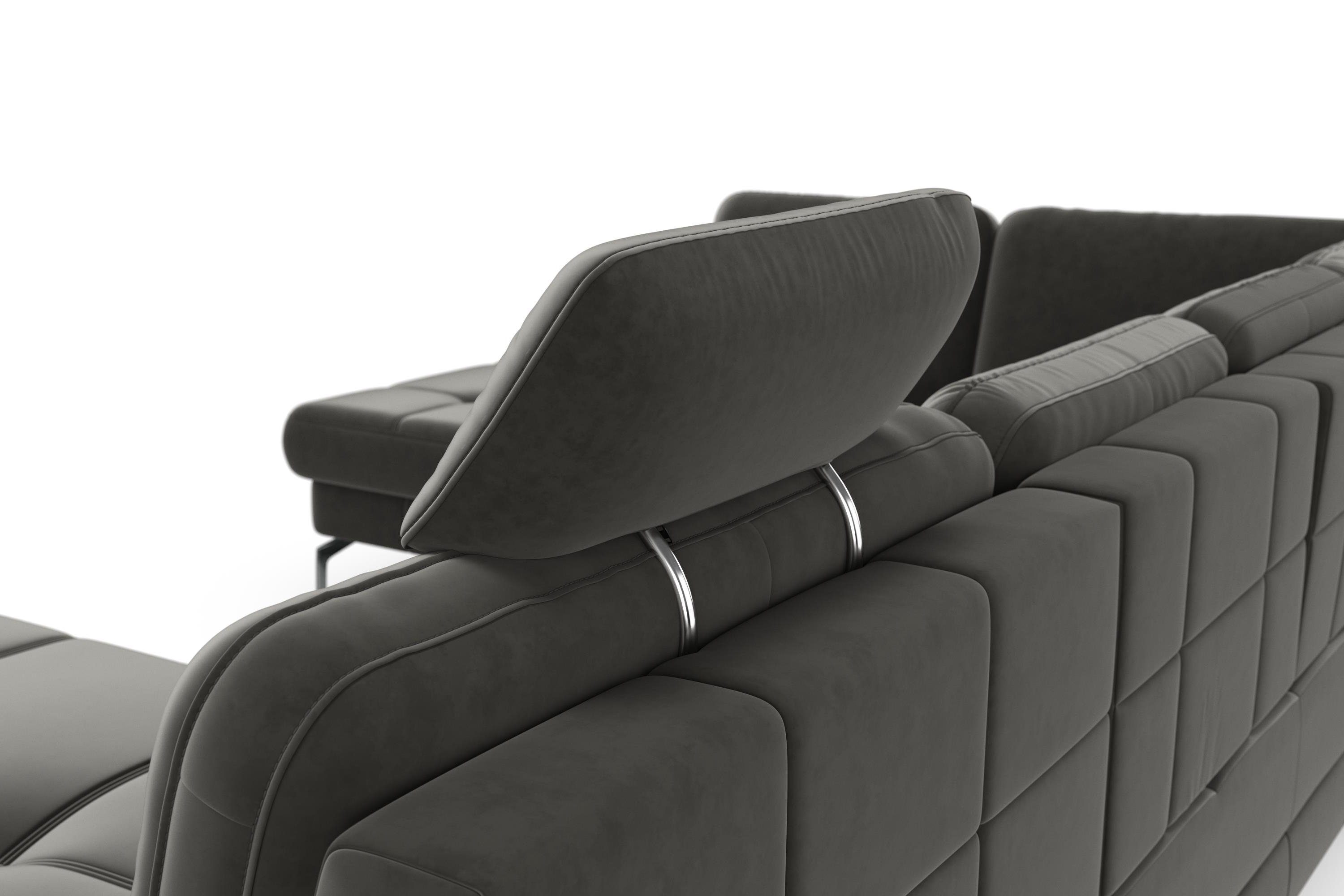 sit&more Zithoek Bendigo U-vorm inclusief zitdiepteverstelling, bodemvrijheid 15 cm, in 2 pootkleuren