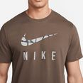 nike runningshirt dri-fit run division running t- shirt grijs