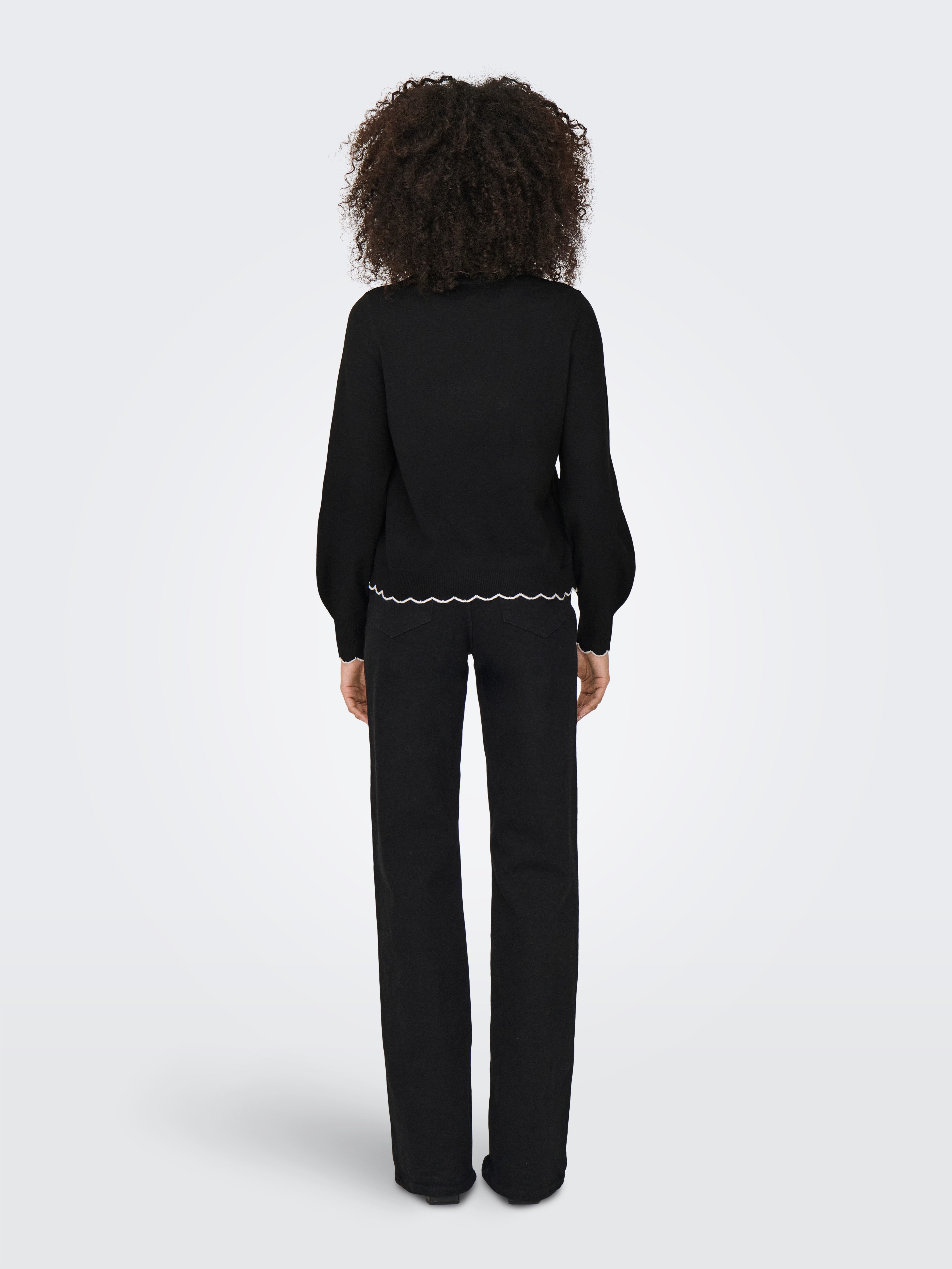 Only Gebreide trui ONLAMA LIFE LS O-NECK CC KNT
