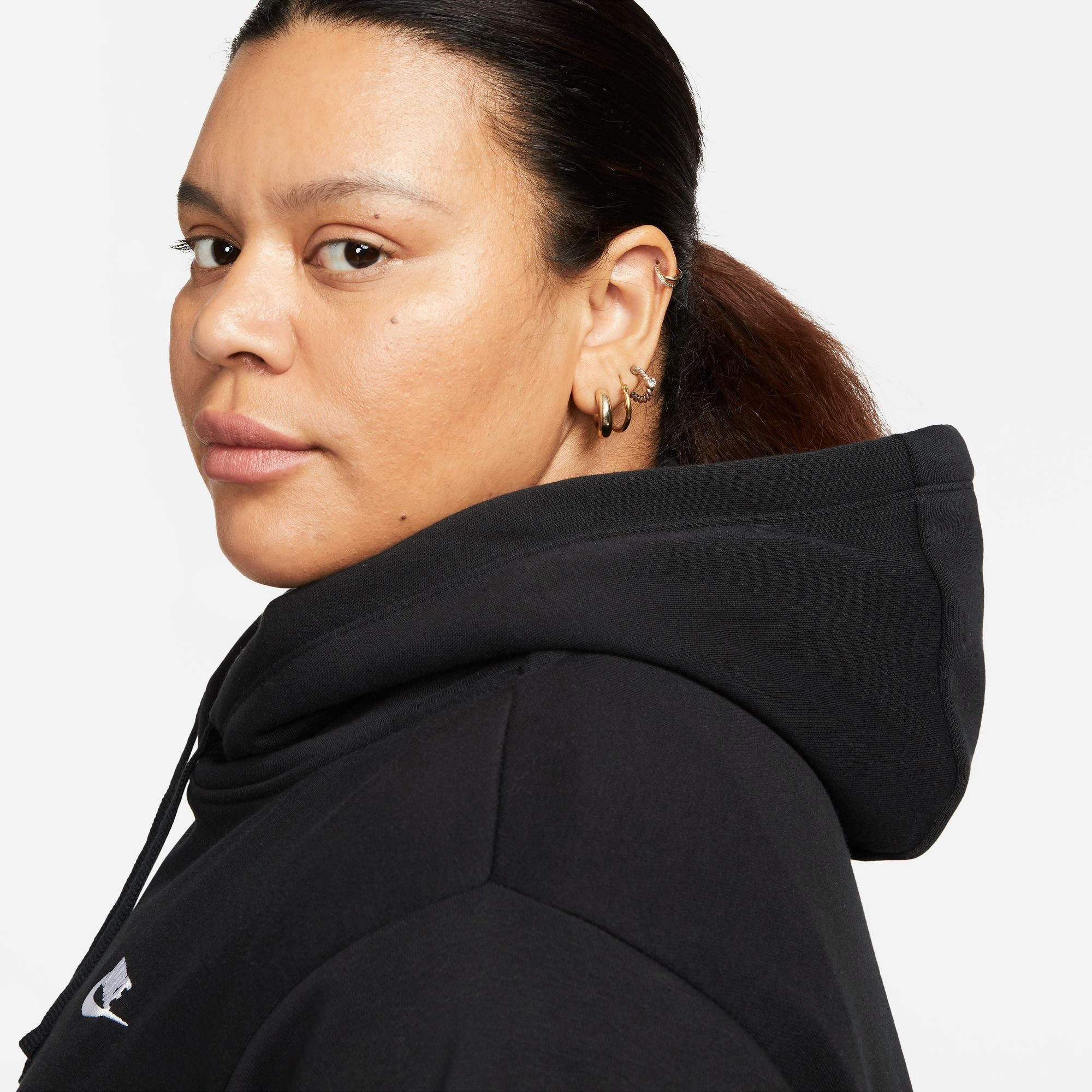 Nike Sportswear Hoodie Club Fleece Women's Pullover Hoodie (Plus Size)