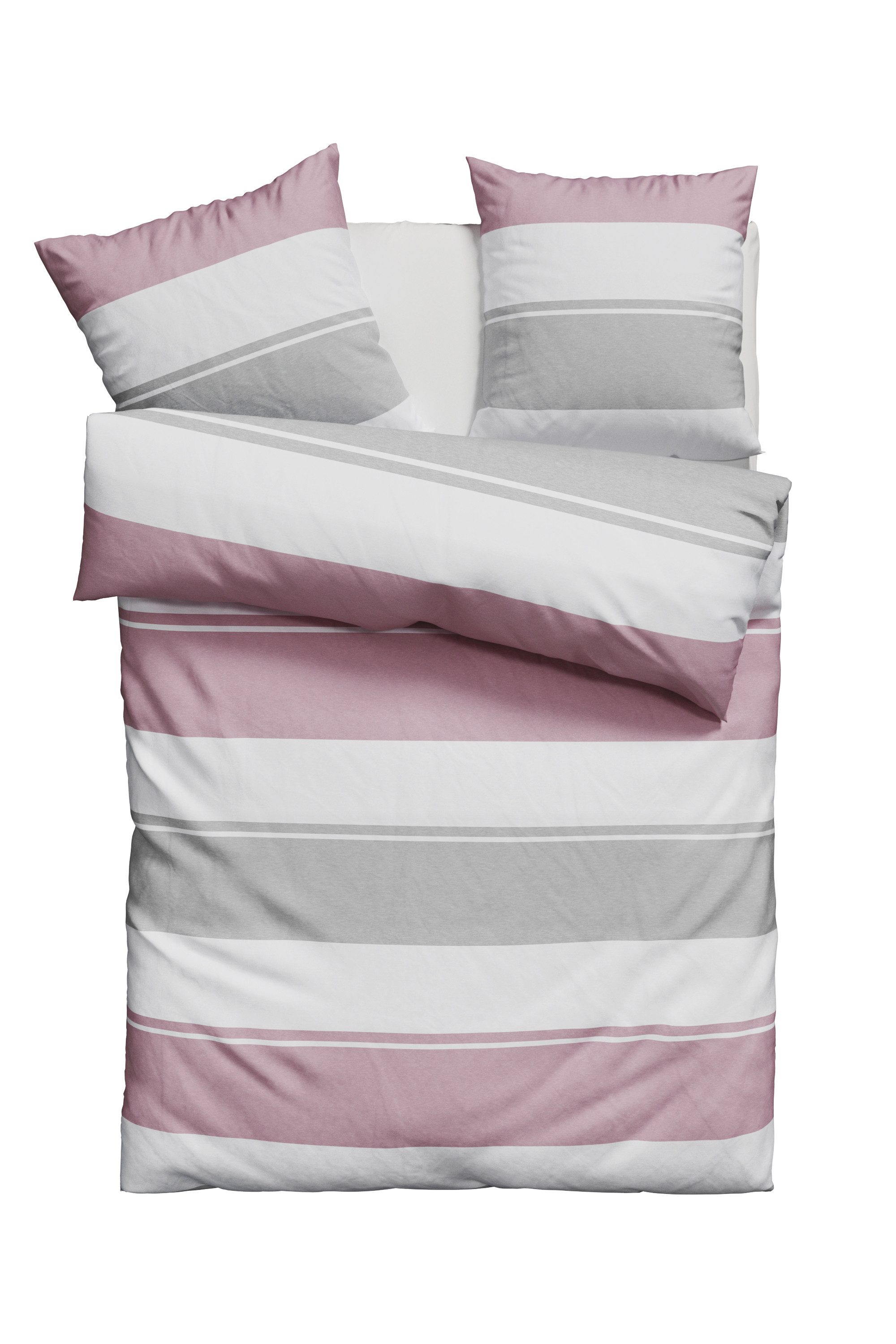 Home affaire Beddengoed Yonne in frisse kleuren, gestreepte beddengoed, vanaf maat 135x200 cm
