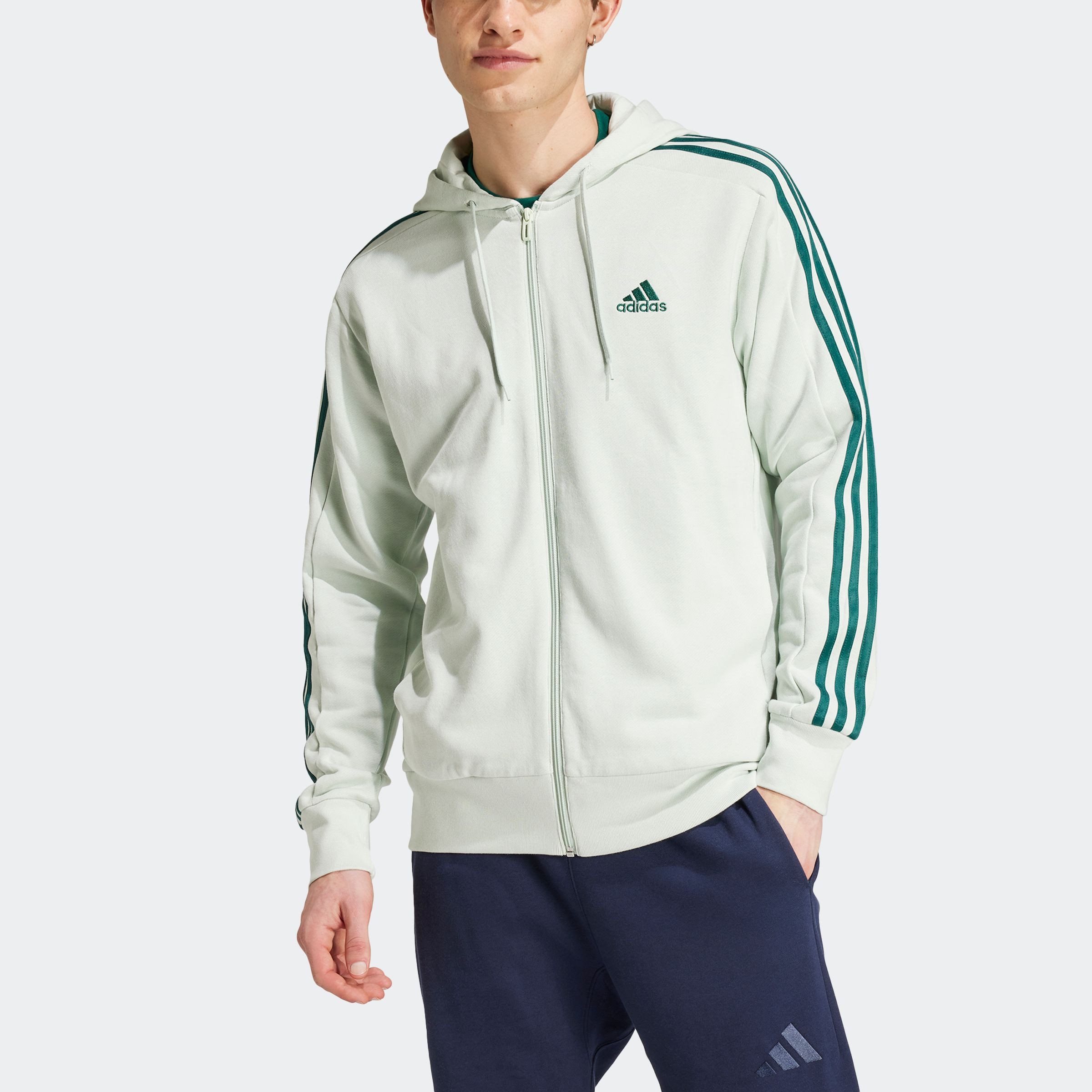 adidas Sportswear Capuchonsweatvest M 3S FT FZ HD (1-delig)