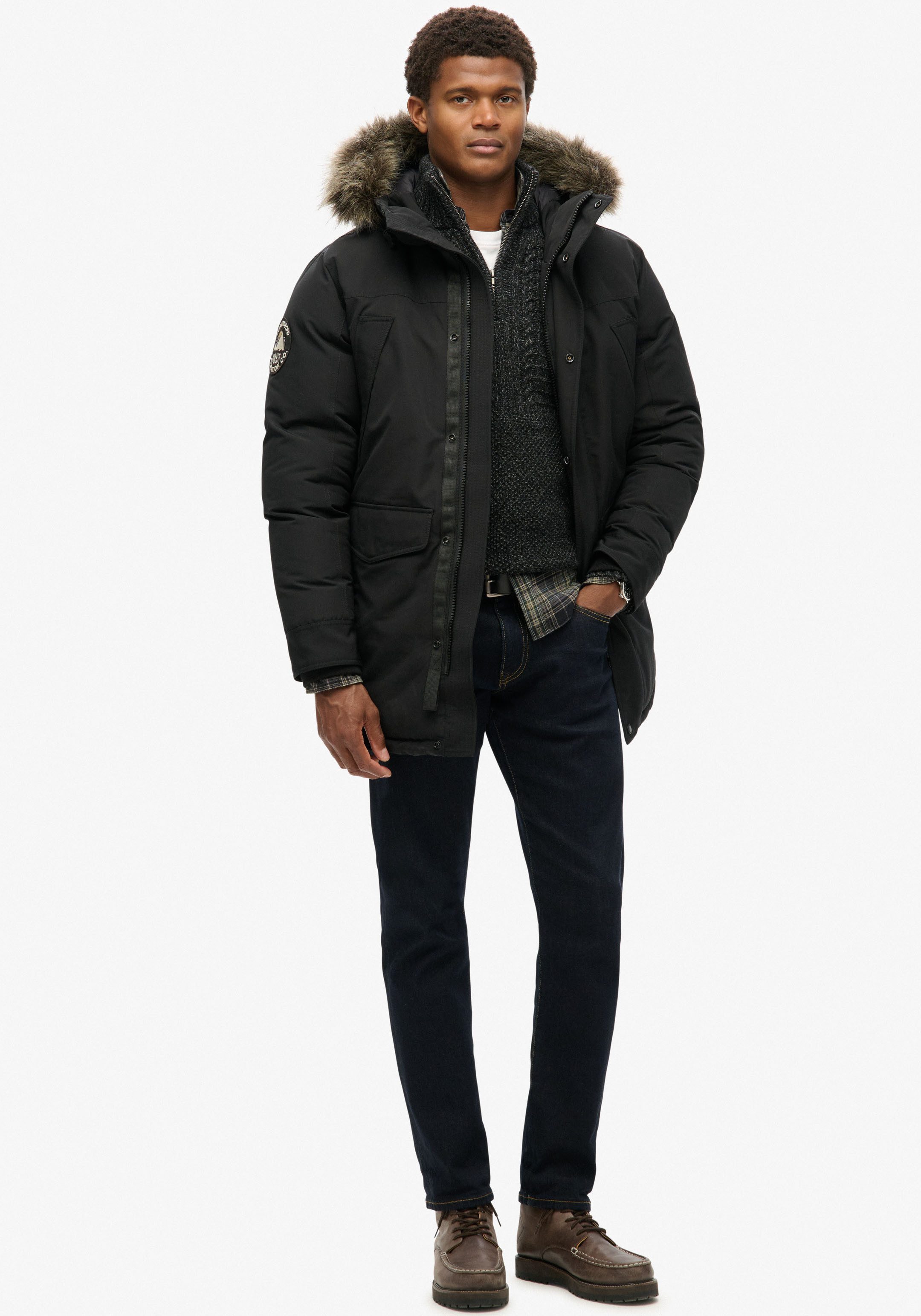 Superdry Parka EVEREST FAUX FUR PARKA JACKET