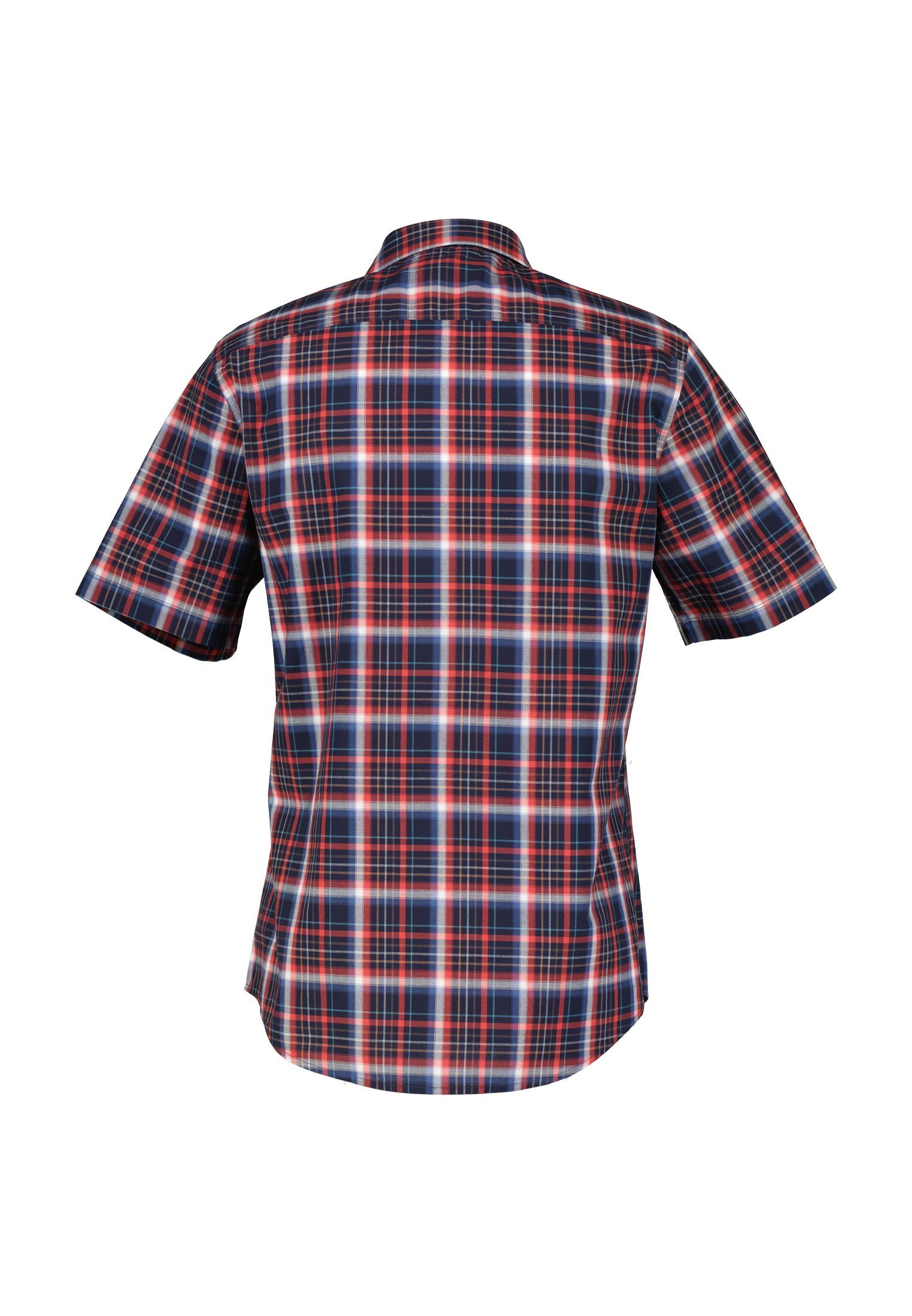 Lerros Overhemd met korte mouwen LERROS korte mouw overhemd *Poplin Check*