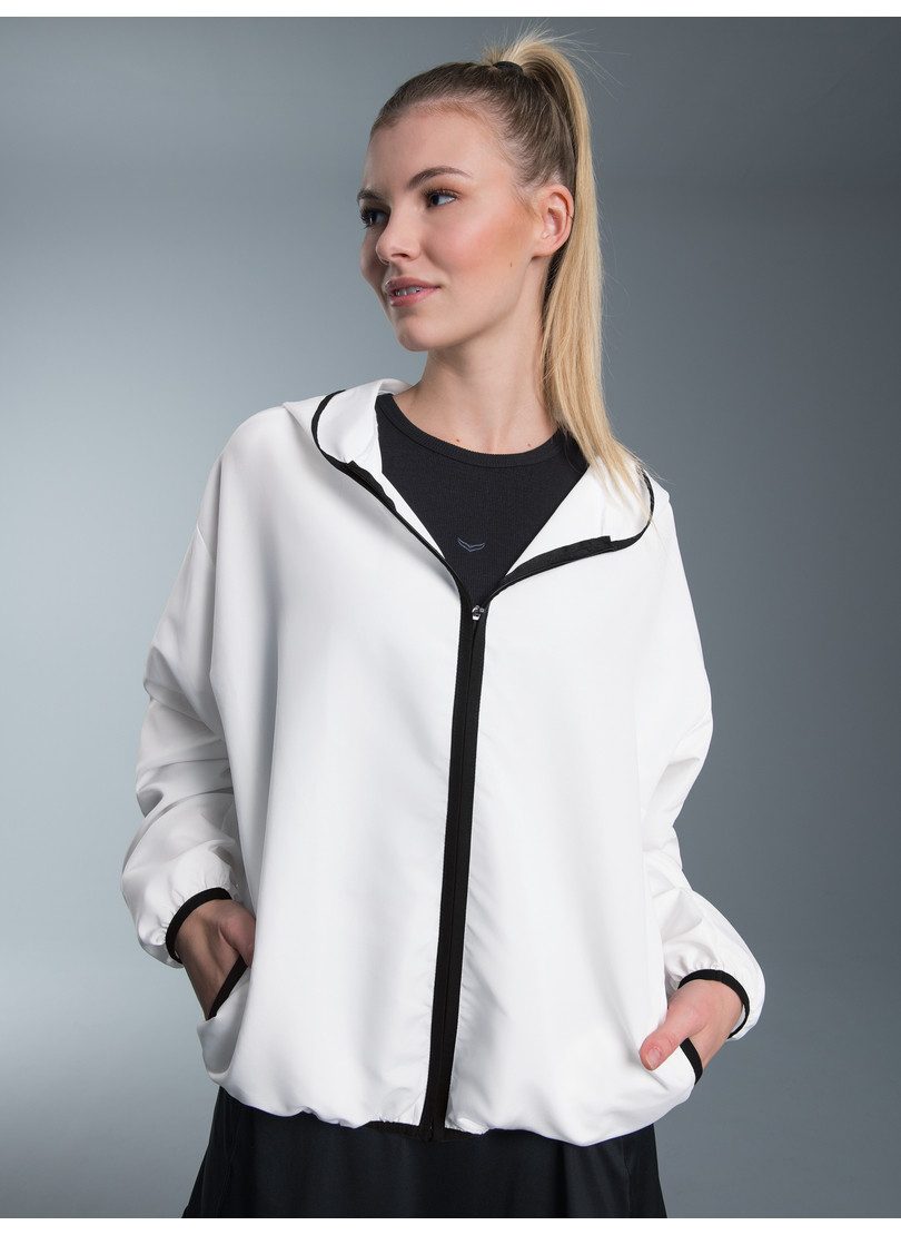Trigema Sweatvest TRIGEMA dunne hoodie met praktische zakken (1-delig)