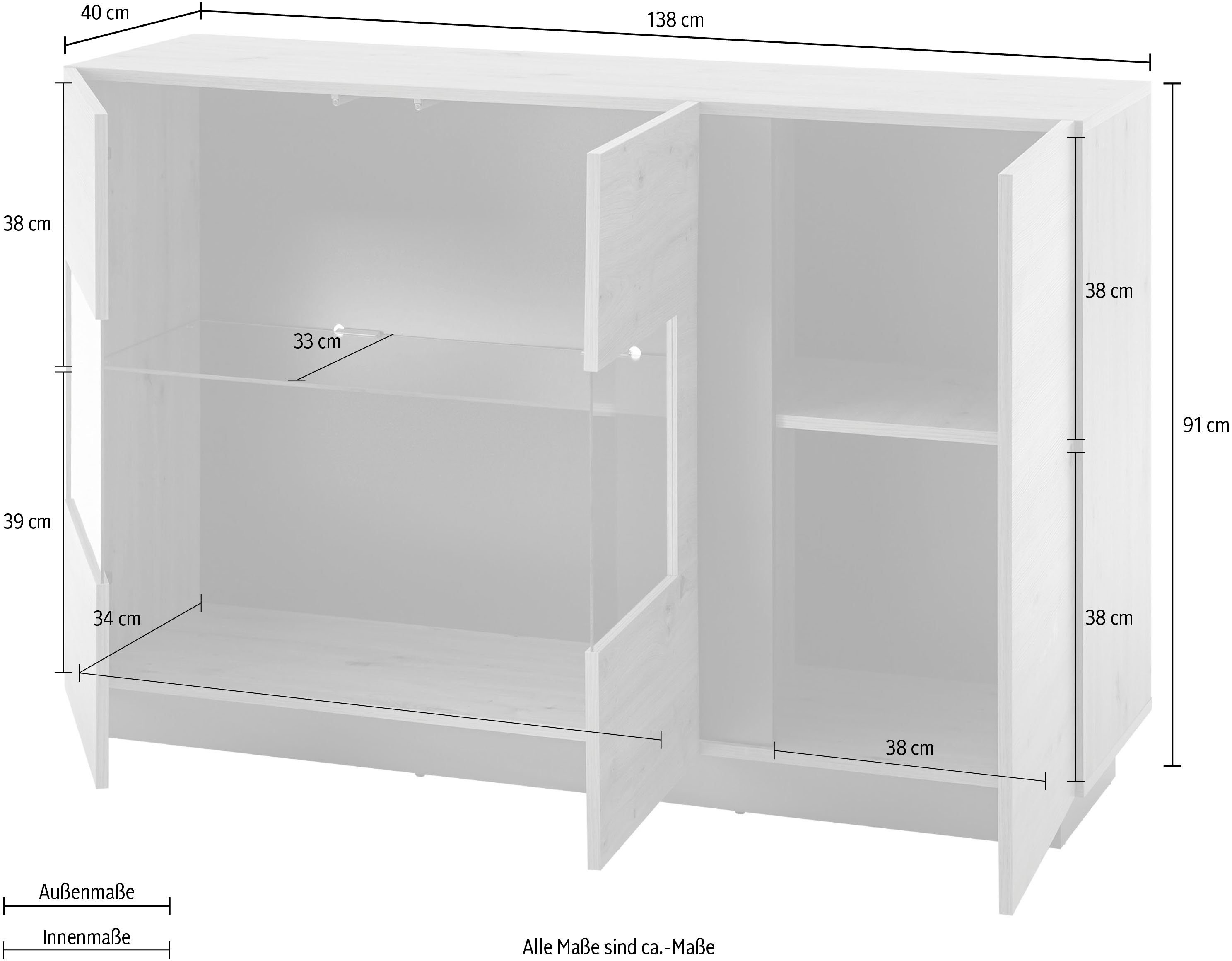 INOSIGN Dressoir CLAiR dressoir 51