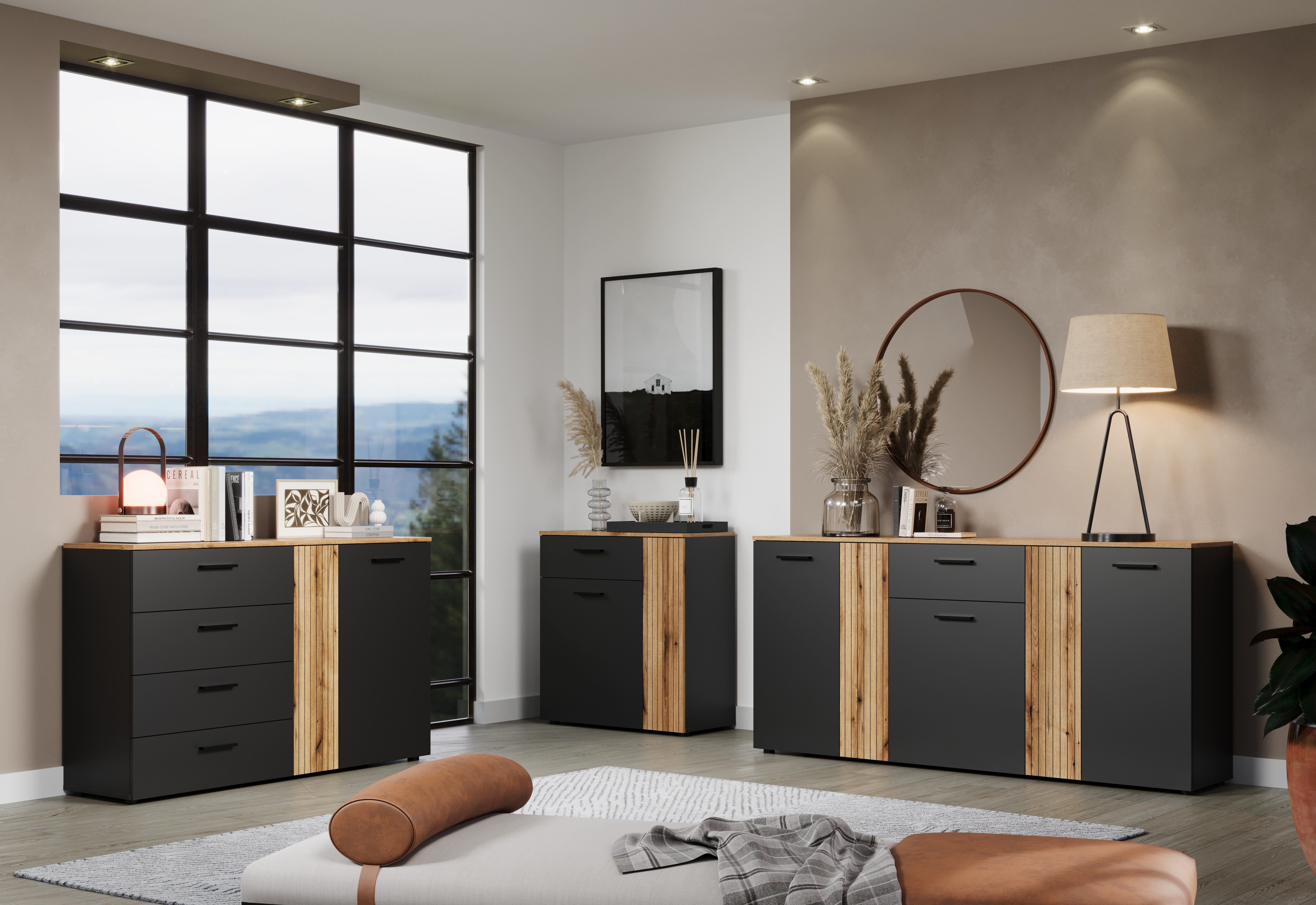 INOSIGN Kast Estepona Opbergkast voor vele ruimtes - (B/D/H) 80/38/86 cm (1 stuk)